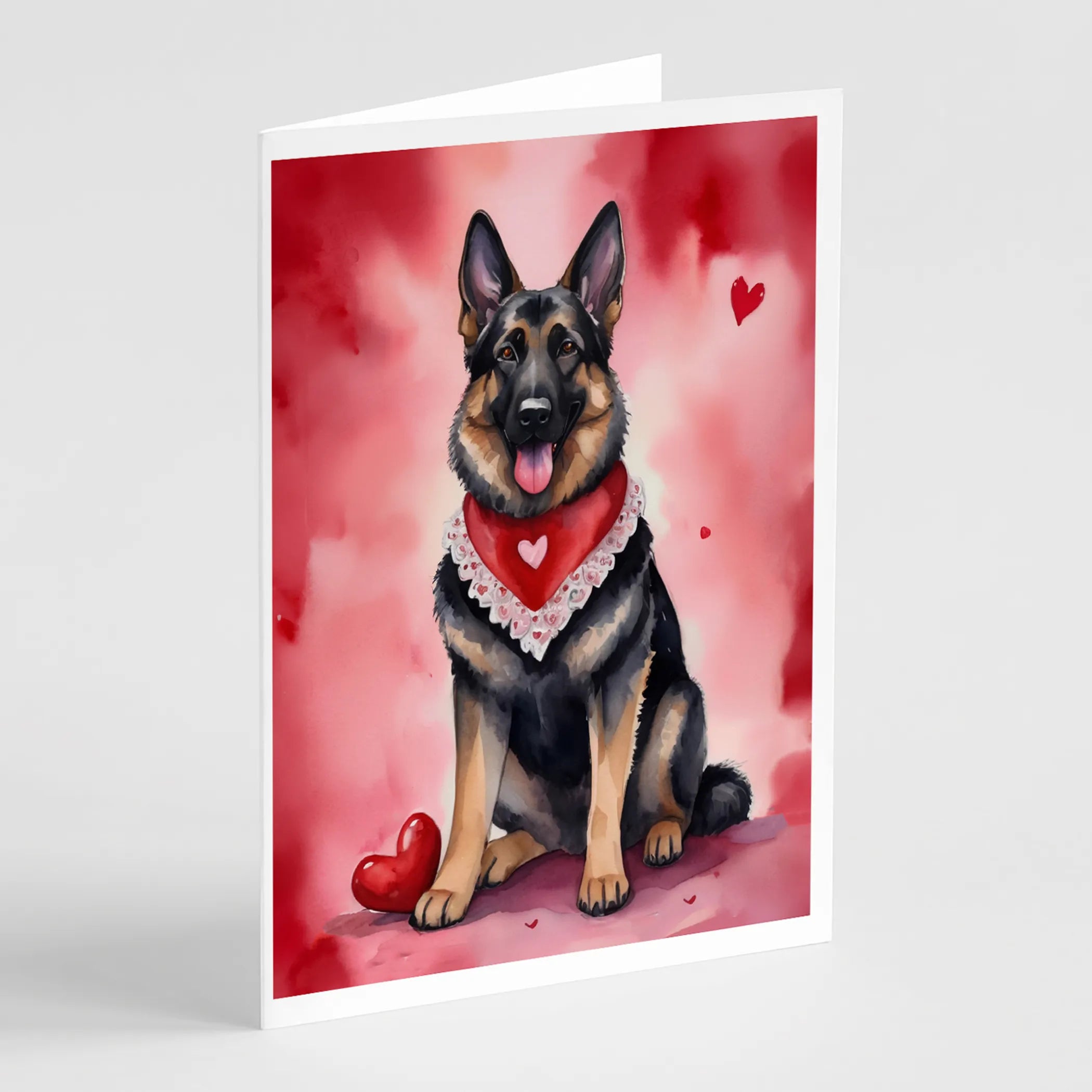 My Valentine Greeting Cards  - Size: 5X7 | Pack Of: 8 | Collection name: My valentine