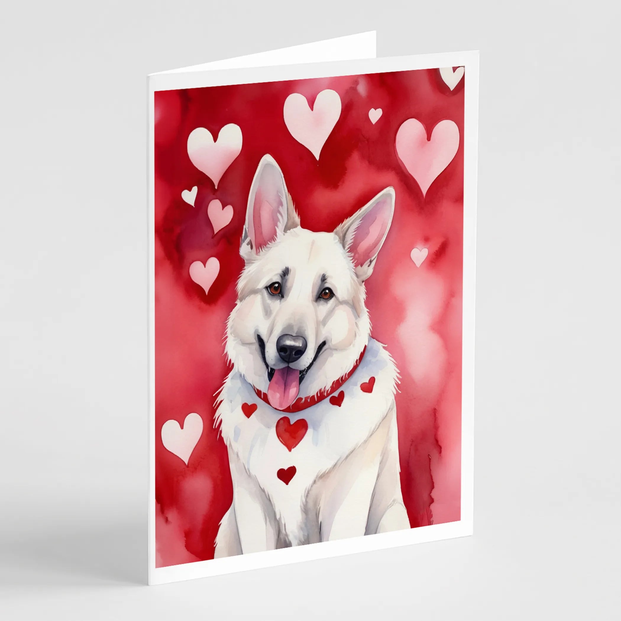 My Valentine Greeting Cards  - Size: 5X7 | Pack Of: 8 | Collection name: My valentine