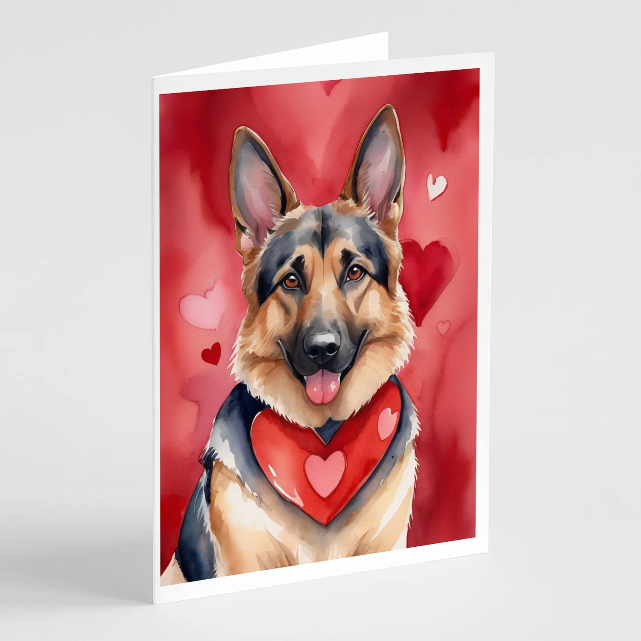 My Valentine Greeting Cards  - Size: 5X7 | Pack Of: 8 | Collection name: My valentine