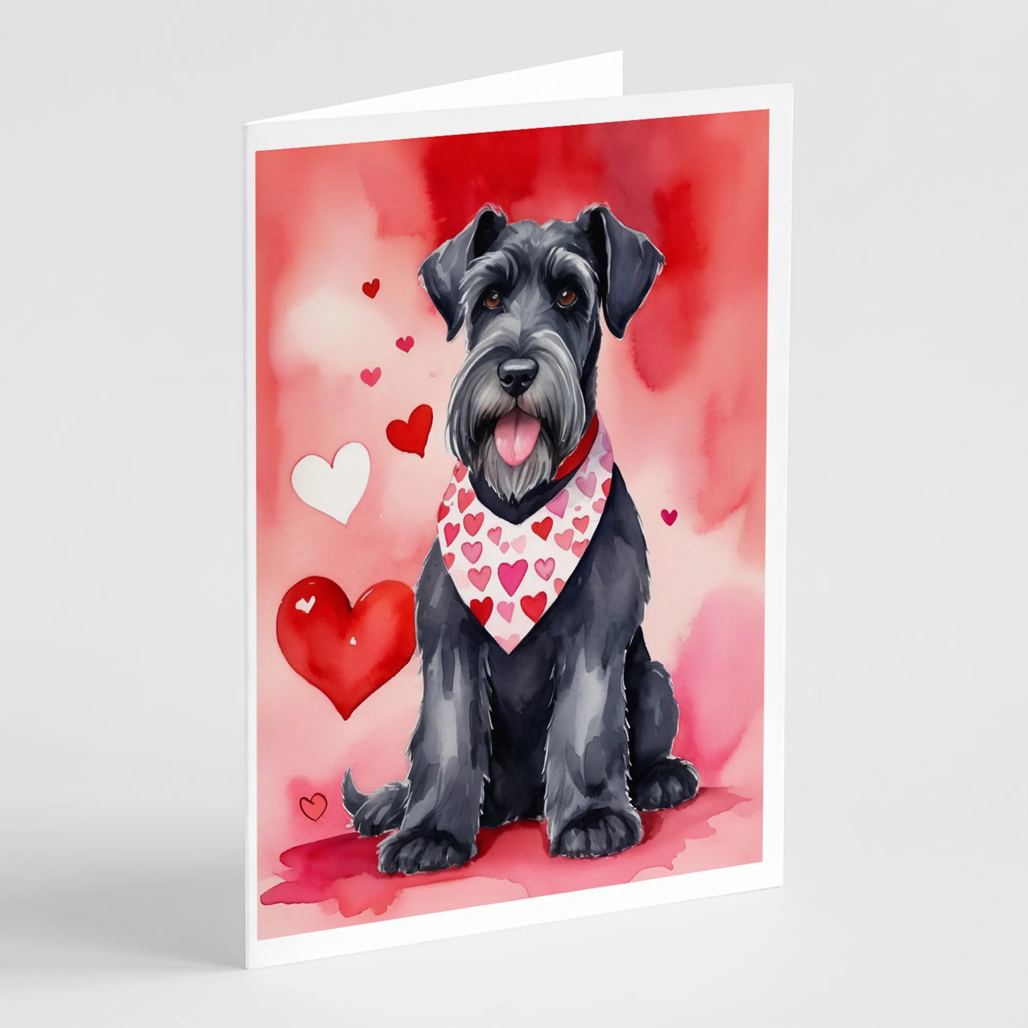 My Valentine Greeting Cards  - Size: 5X7 | Pack Of: 8 | Collection name: My valentine
