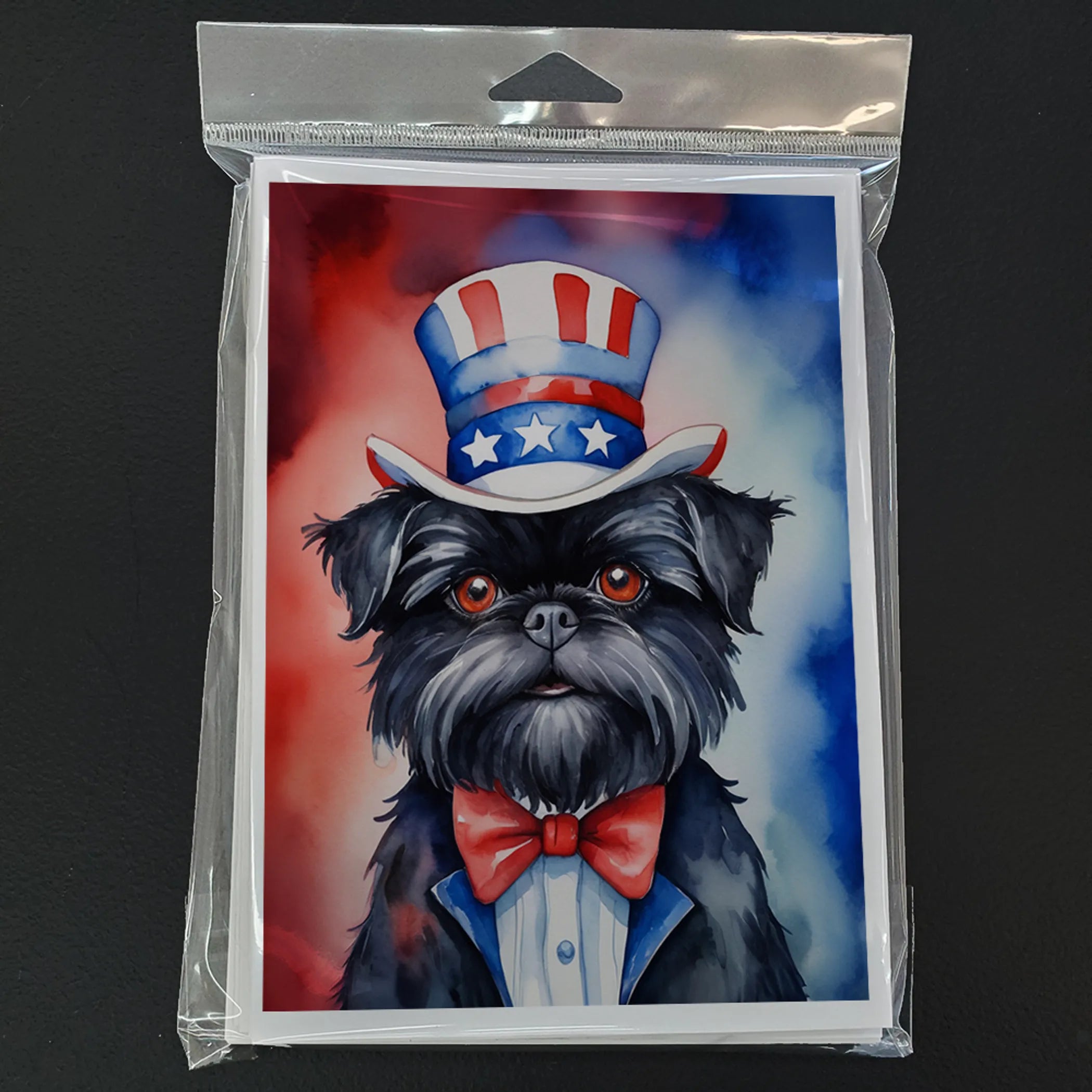 Patriotic American Greeting Cards  - Size: 5X7 | Pack Of: 8 | Collection name: Patriotic american