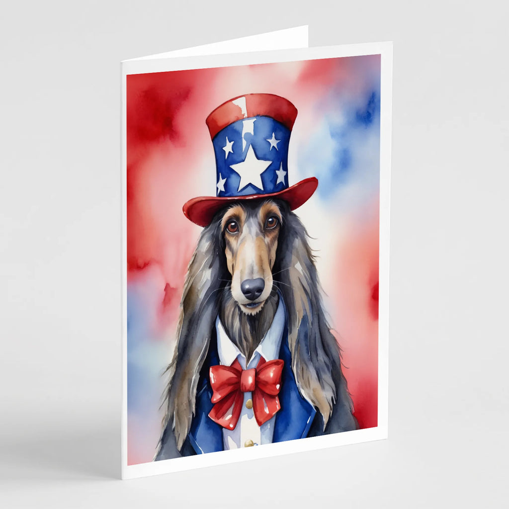 Patriotic American Greeting Cards  - Size: 5X7 | Pack Of: 8 | Collection name: Patriotic american