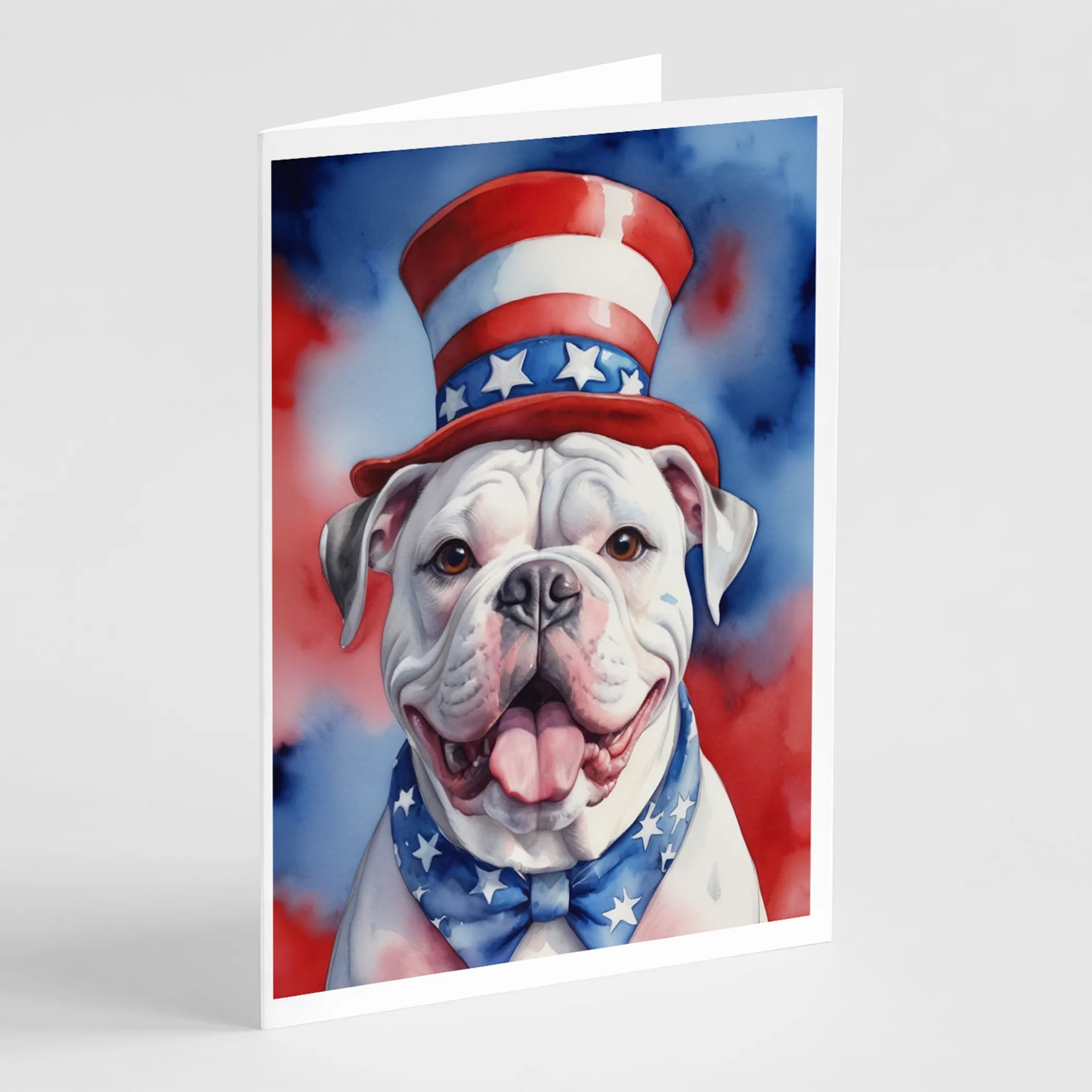 Patriotic American Greeting Cards  - Size: 5X7 | Pack Of: 8 | Collection name: Patriotic american