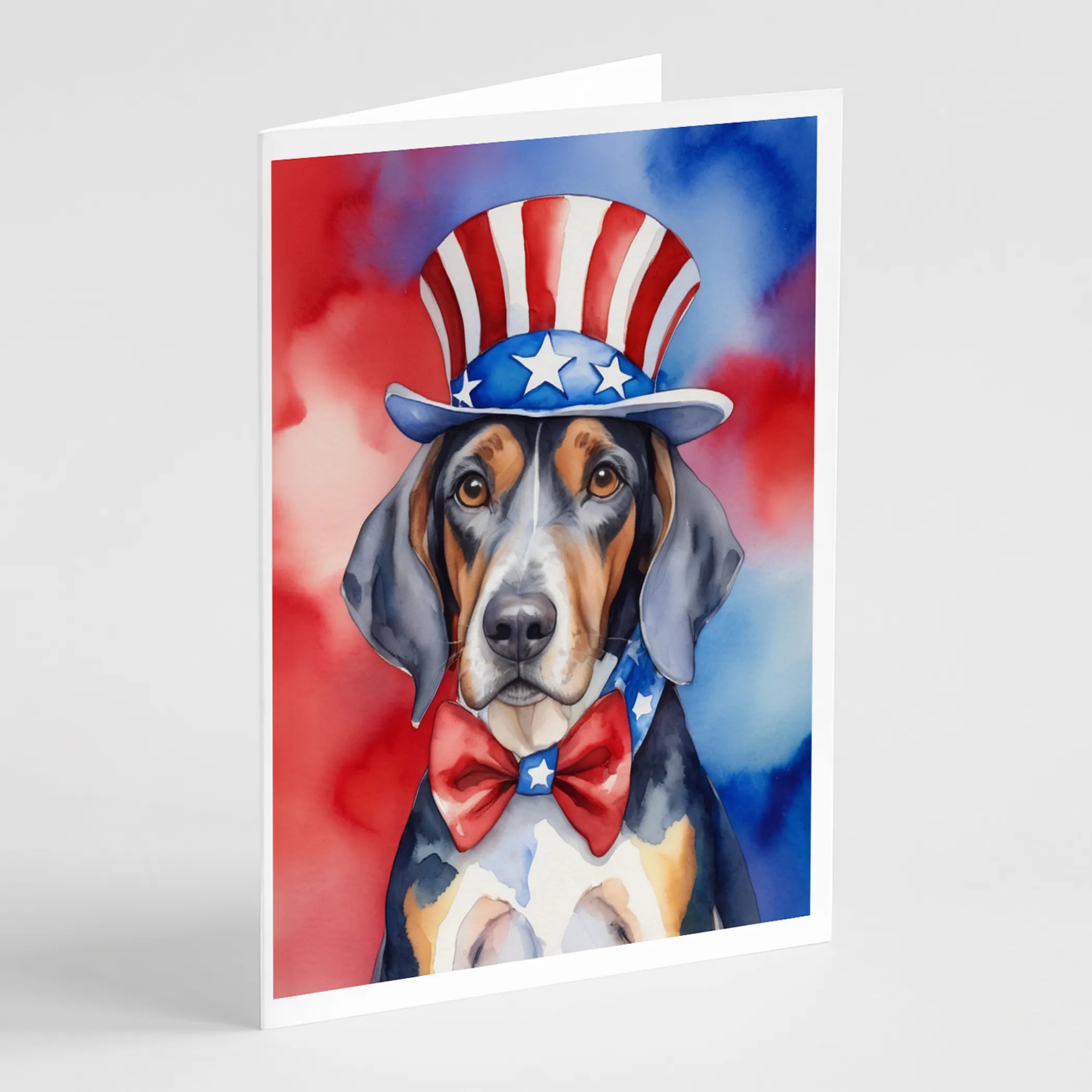 Patriotic American Greeting Cards  - Size: 5X7 | Pack Of: 8 | Collection name: Patriotic american