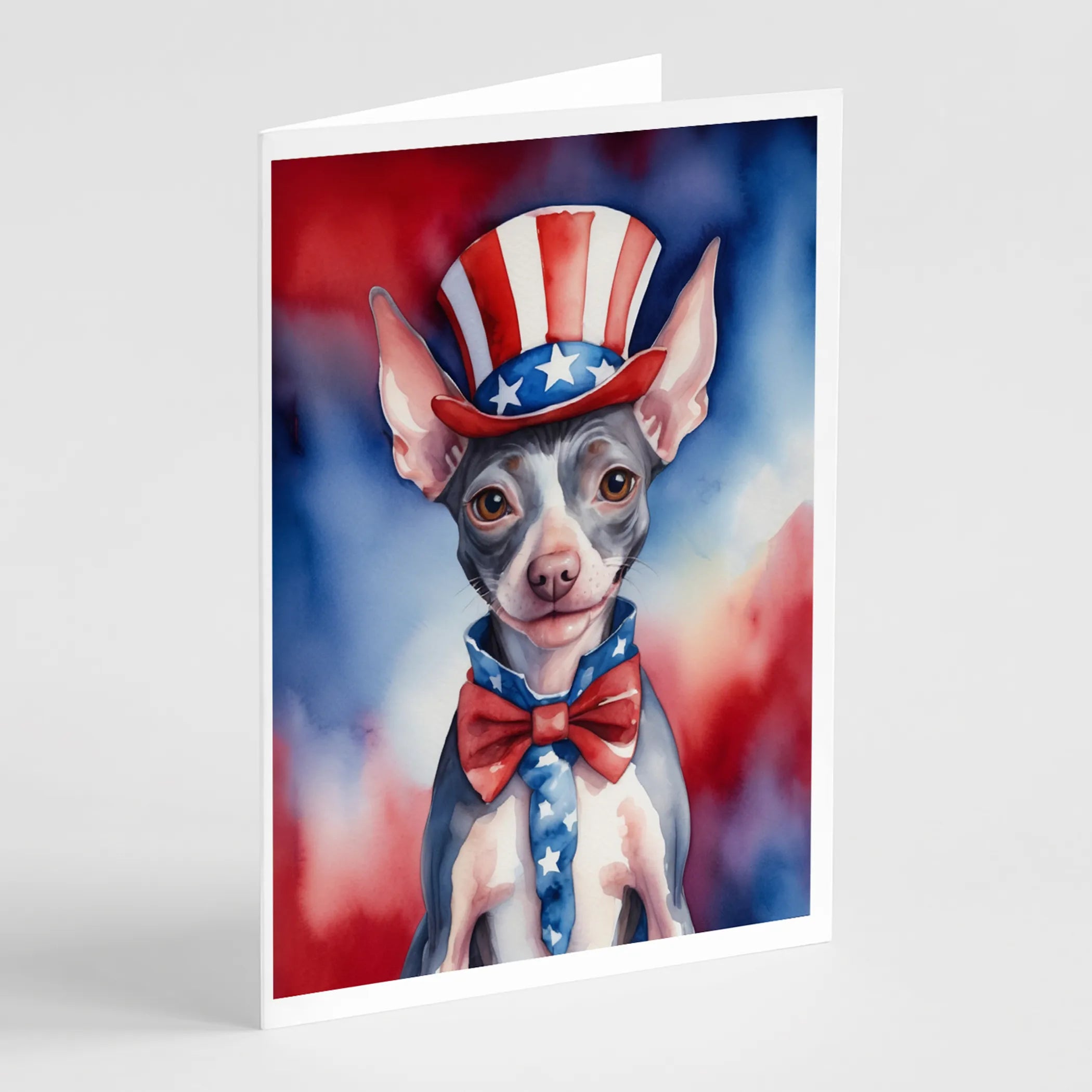 Patriotic American Greeting Cards  - Size: 5X7 | Pack Of: 8 | Collection name: Patriotic american