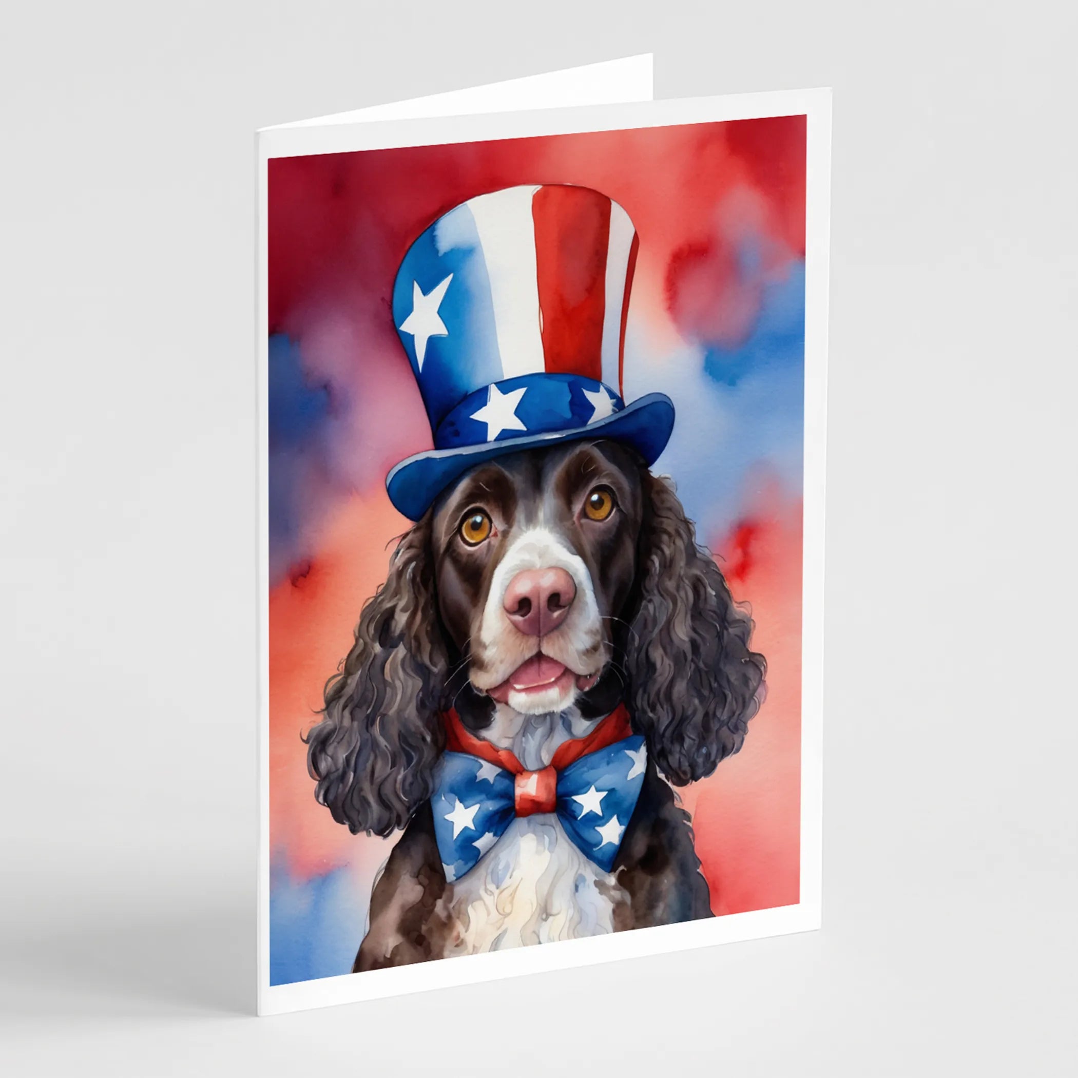 Patriotic American Greeting Cards  - Size: 5X7 | Pack Of: 8 | Collection name: Patriotic american