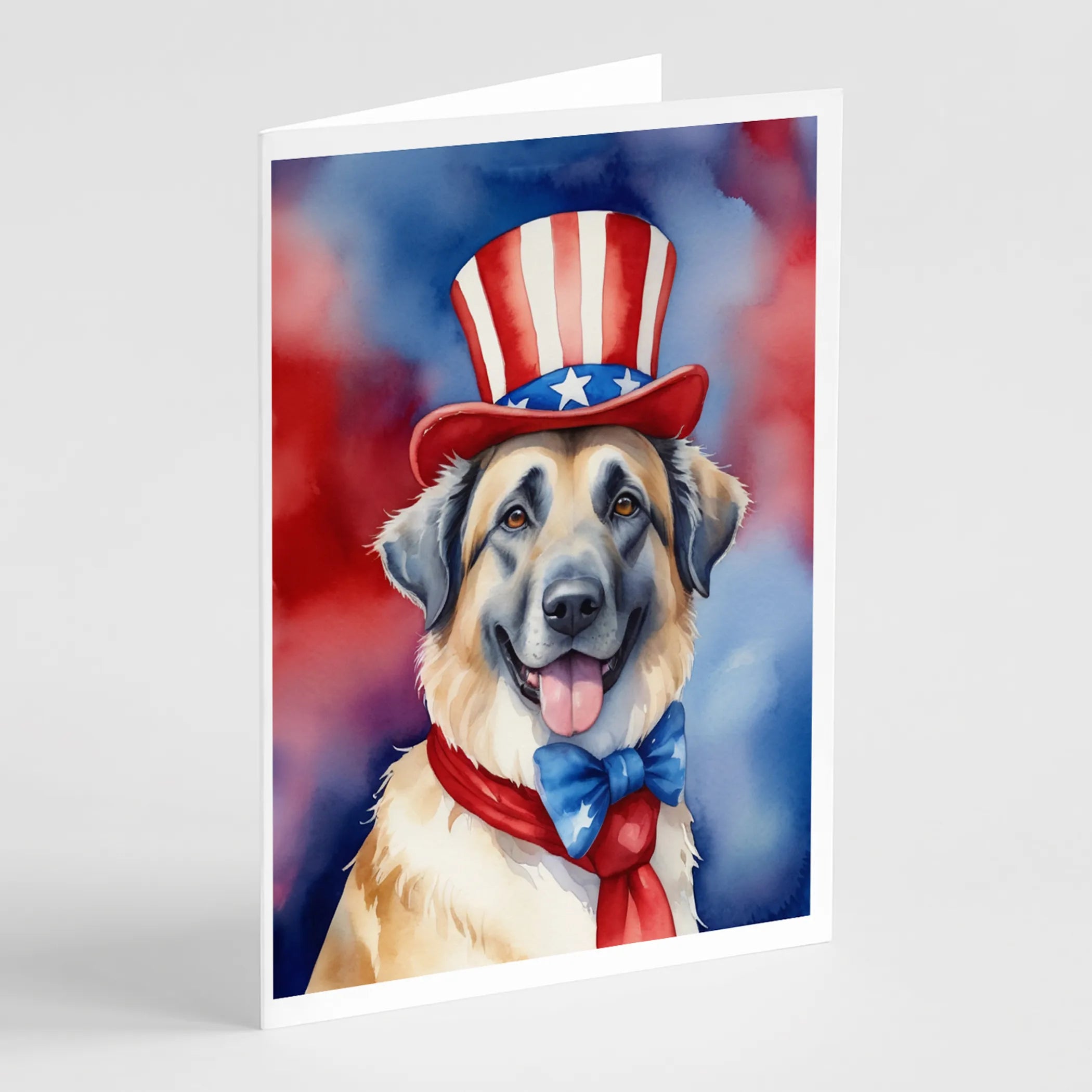 Patriotic American Greeting Cards  - Size: 5X7 | Pack Of: 8 | Collection name: Patriotic american