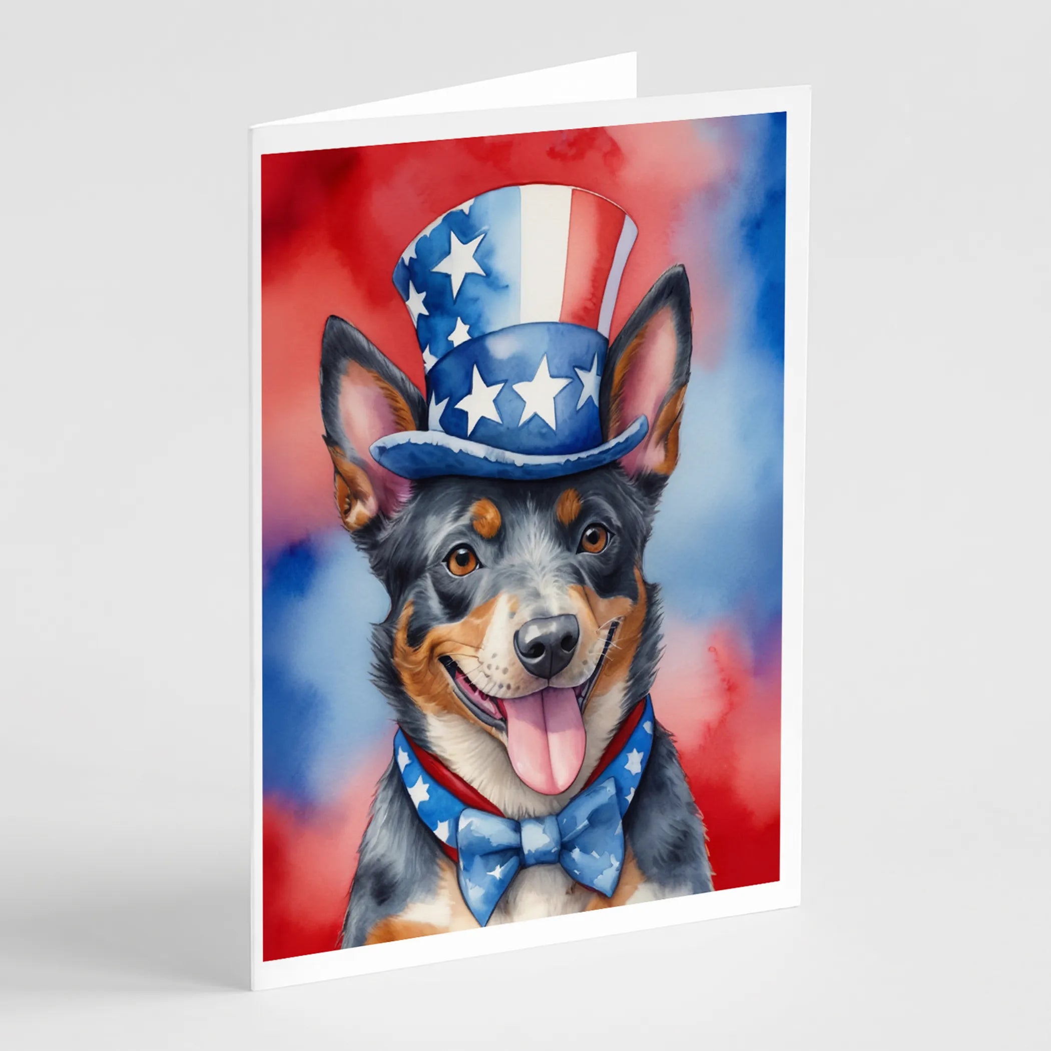 Patriotic American Greeting Cards  - Size: 5X7 | Pack Of: 8 | Collection name: Patriotic american