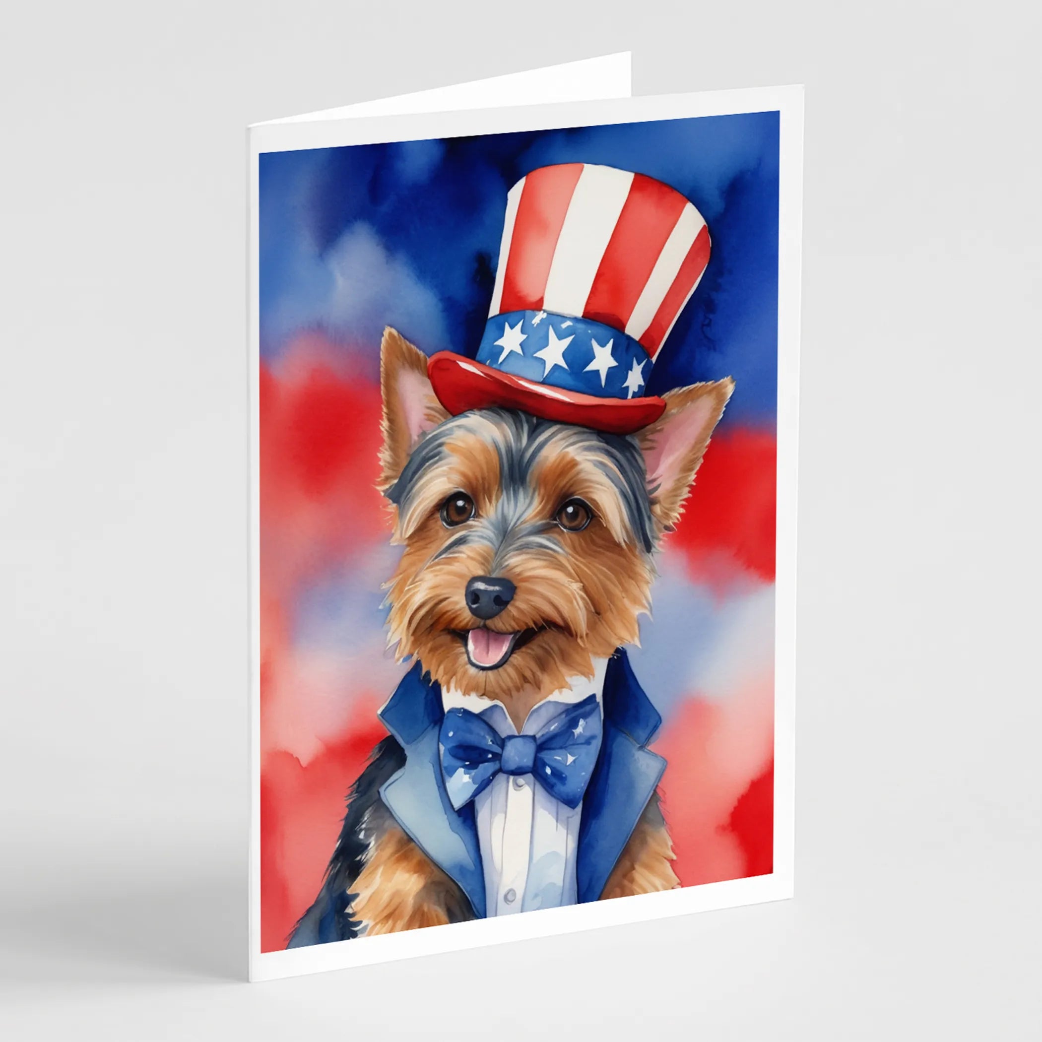 Patriotic American Greeting Cards  - Size: 5X7 | Pack Of: 8 | Collection name: Patriotic american