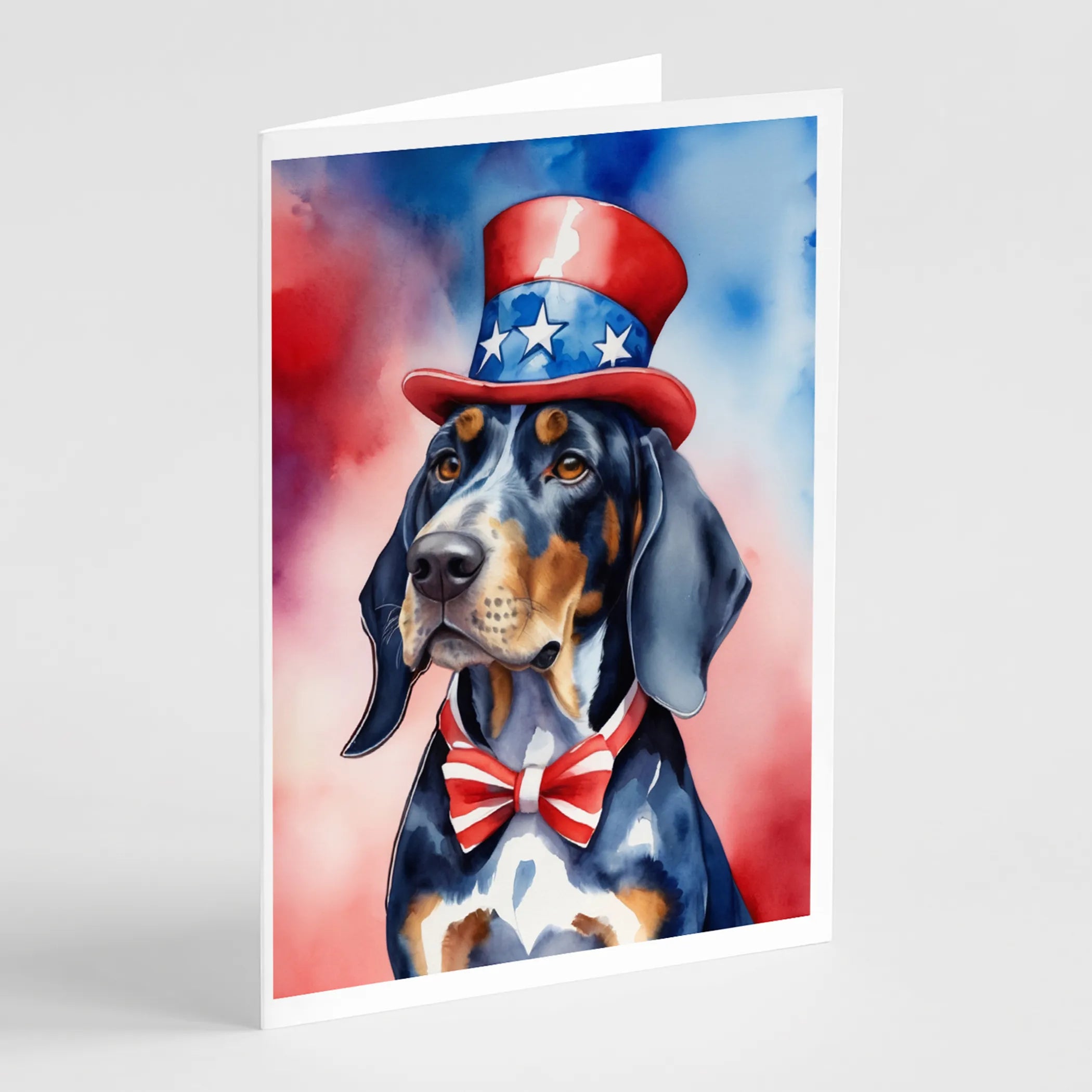 Patriotic American Greeting Cards  - Size: 5X7 | Pack Of: 8 | Collection name: Patriotic american
