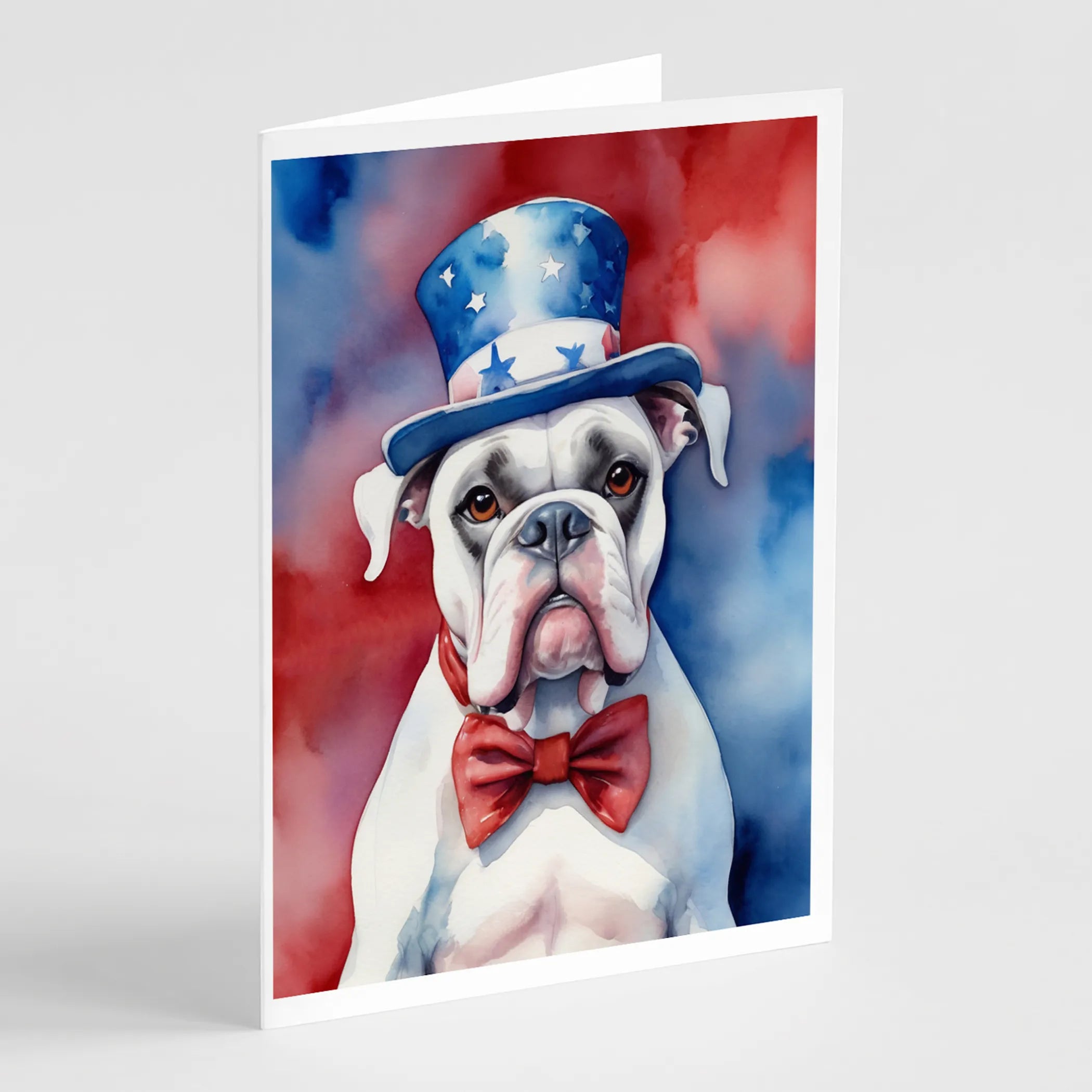 Patriotic American Greeting Cards  - Size: 5X7 | Pack Of: 8 | Collection name: Patriotic american