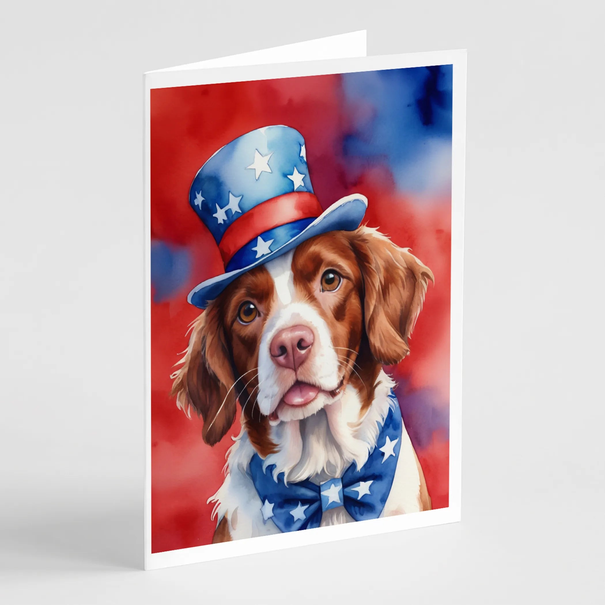Patriotic American Greeting Cards  - Size: 5X7 | Pack Of: 8 | Collection name: Patriotic american