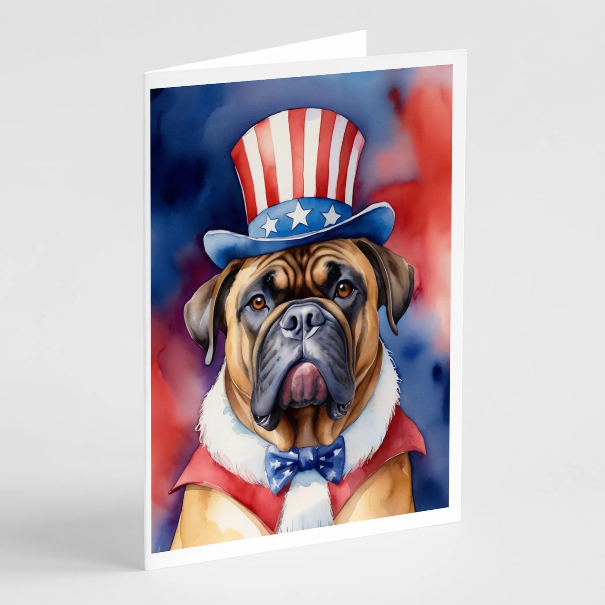 Patriotic American Greeting Cards  - Size: 5X7 | Pack Of: 8 | Collection name: Patriotic american
