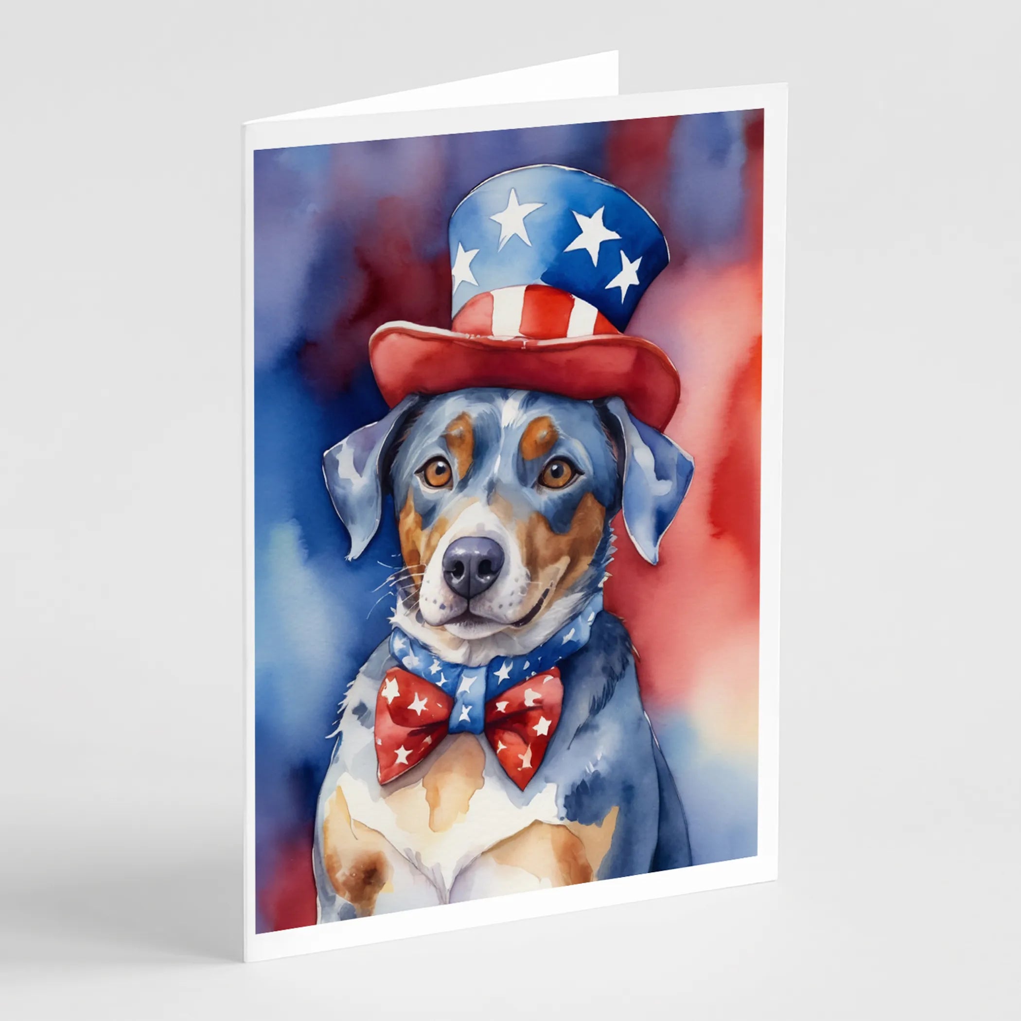 Patriotic American Greeting Cards  - Size: 5X7 | Pack Of: 8 | Collection name: Patriotic american