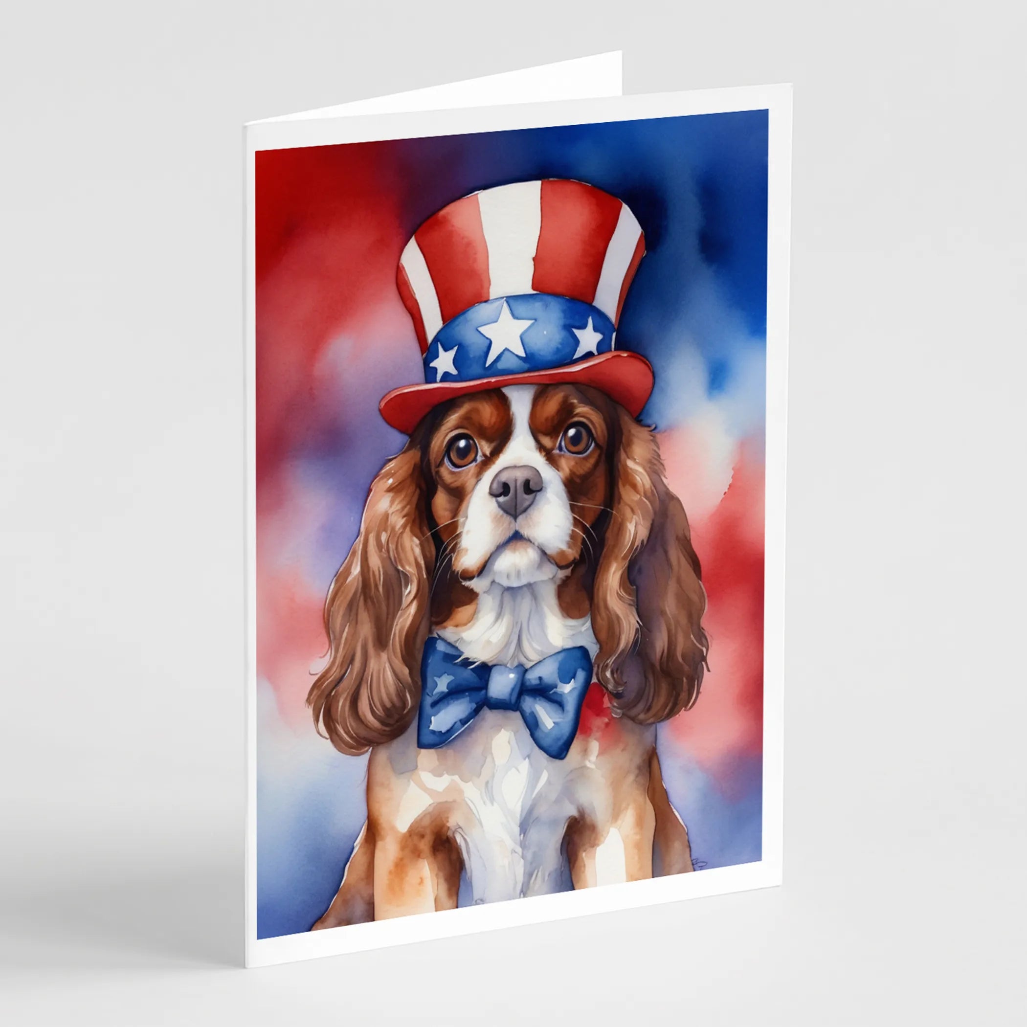 Patriotic American Greeting Cards  - Size: 5X7 | Pack Of: 8 | Collection name: Patriotic american
