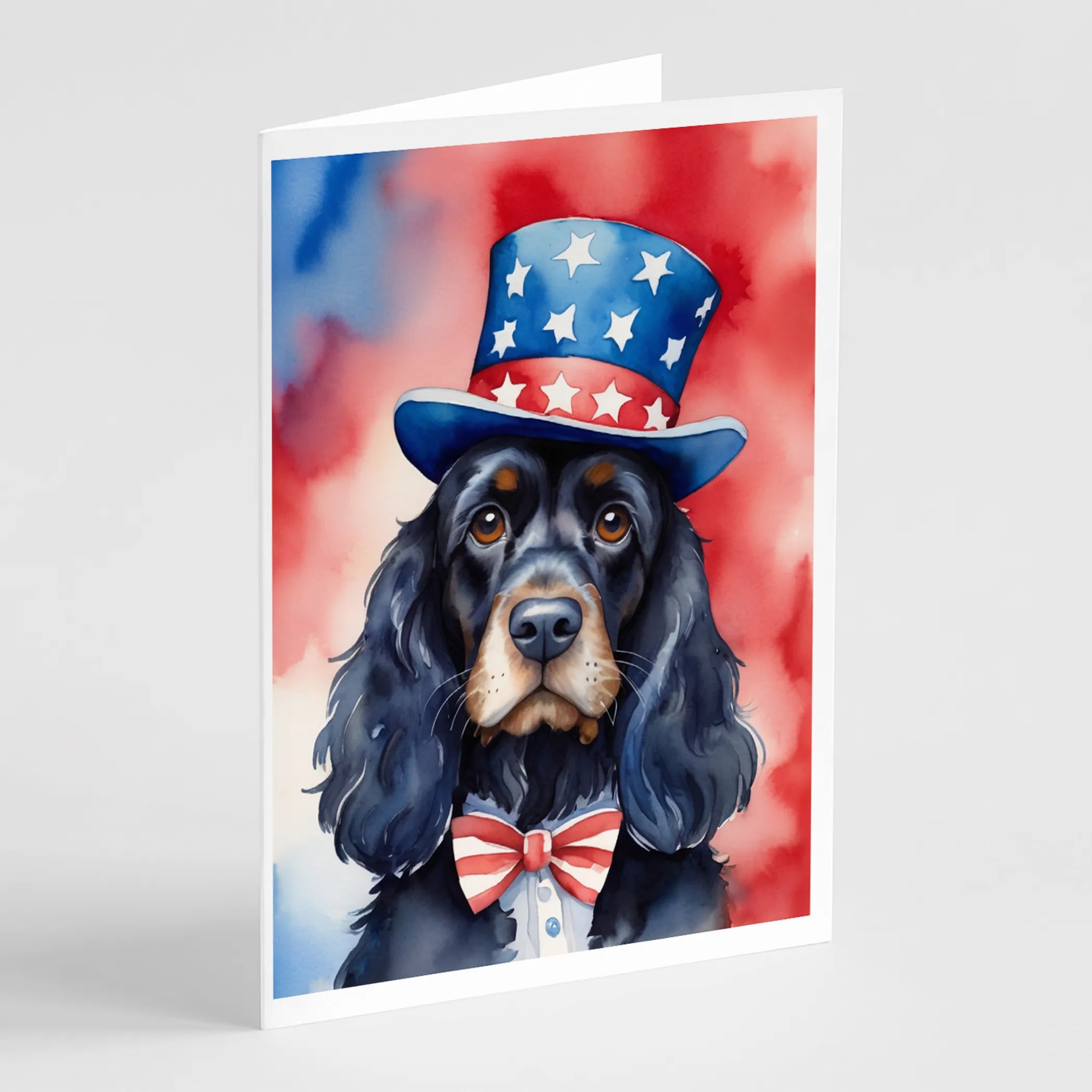 Patriotic American Greeting Cards  - Size: 5X7 | Pack Of: 8 | Collection name: Patriotic american