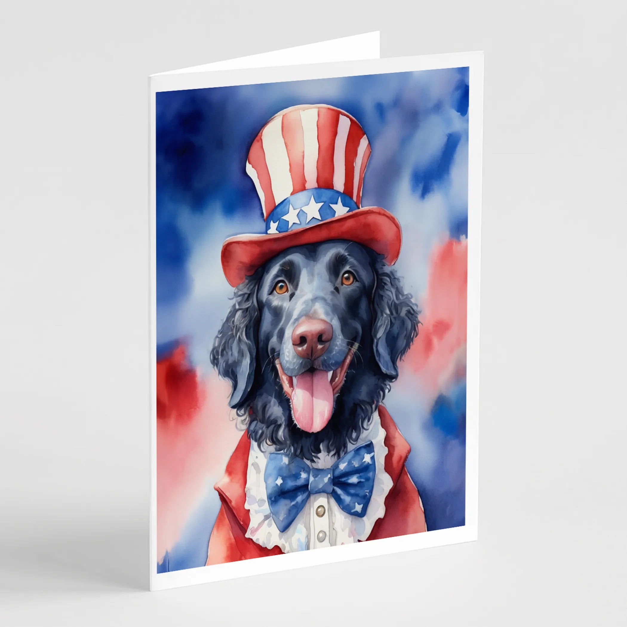Patriotic American Greeting Cards  - Size: 5X7 | Pack Of: 8 | Collection name: Patriotic american