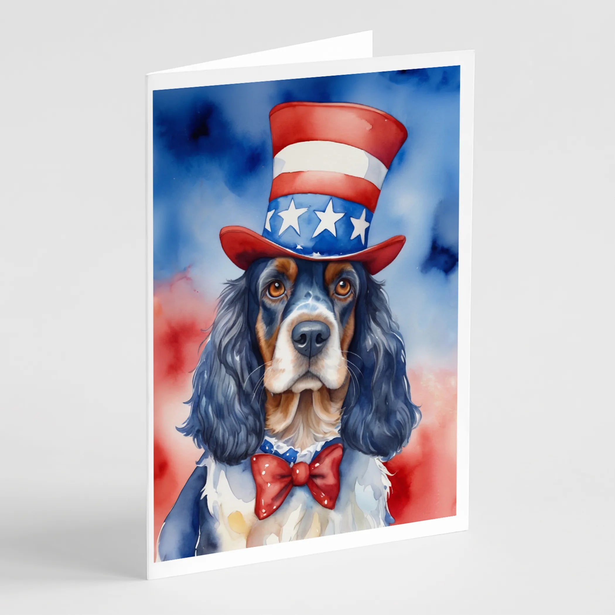 Patriotic American Greeting Cards  - Size: 5X7 | Pack Of: 8 | Collection name: Patriotic american
