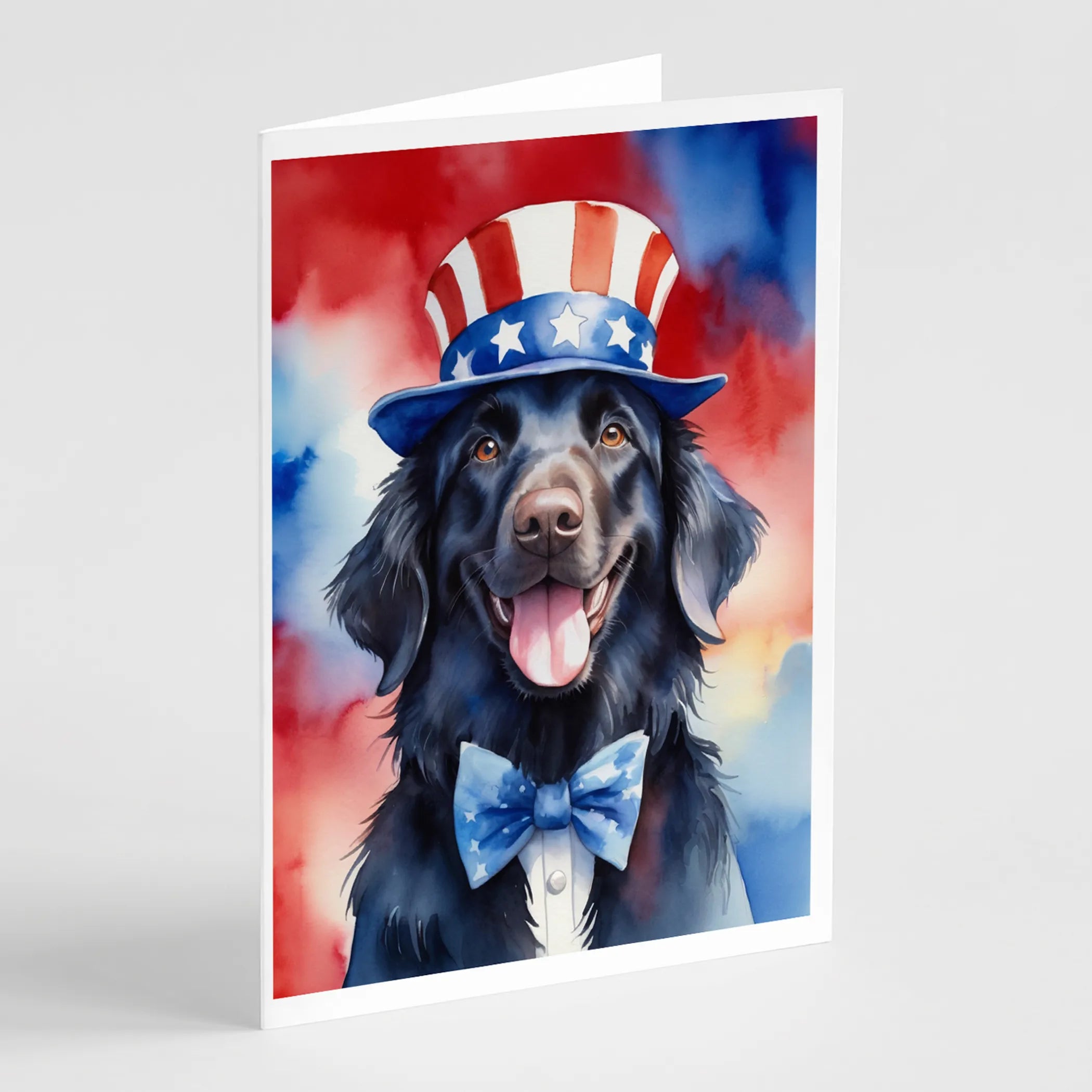 Patriotic American Greeting Cards  - Size: 5X7 | Pack Of: 8 | Collection name: Patriotic american