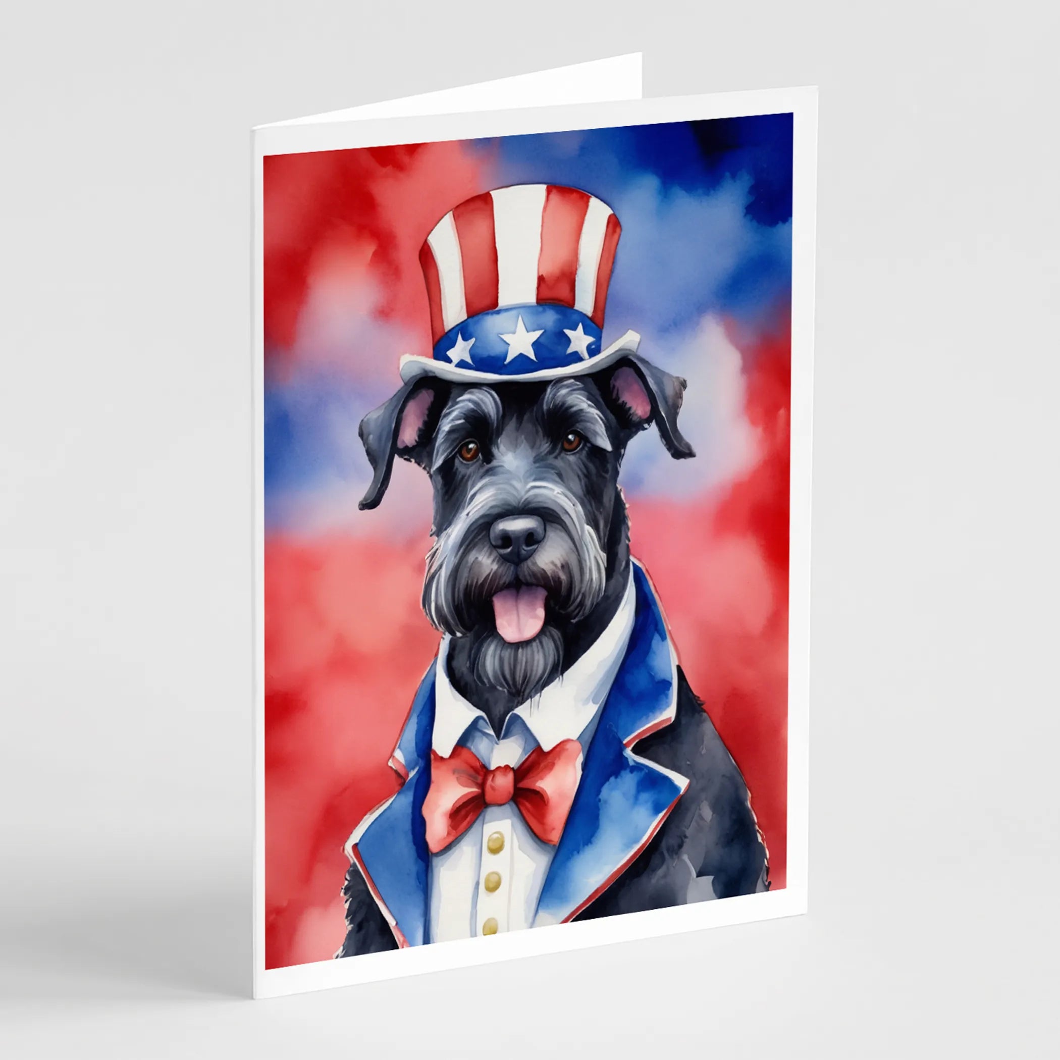 Patriotic American Greeting Cards  - Size: 5X7 | Pack Of: 8 | Collection name: Patriotic american