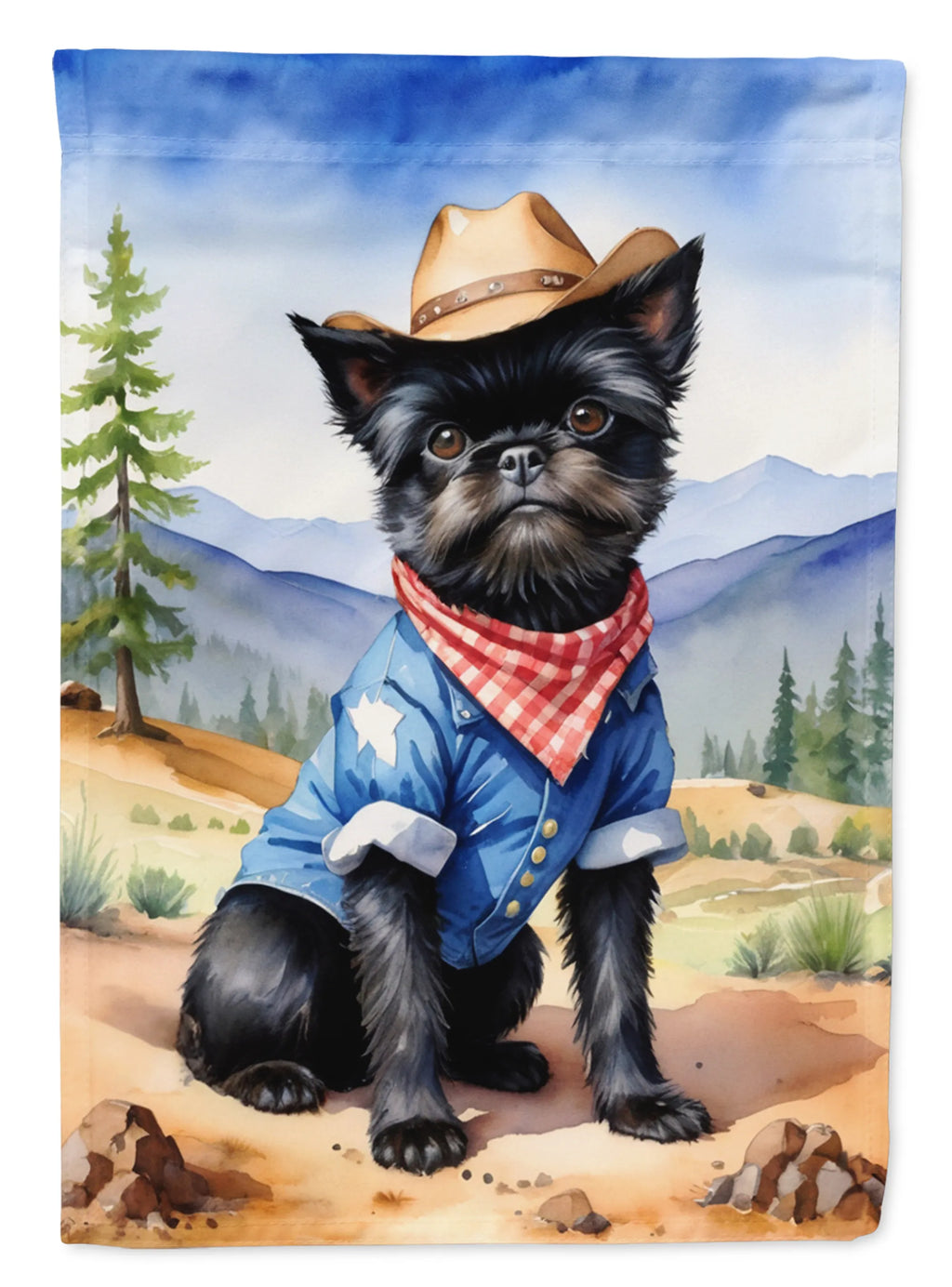 Cowboy Welcome Decorative Flag - Size: GARDEN SIZE | Pack Of: 1 | Collection name: Cowboy welcome
