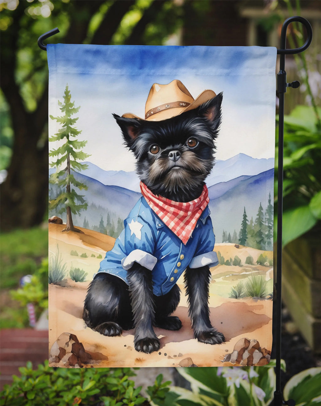 Cowboy Welcome Decorative Flag - Size: GARDEN SIZE | Pack Of: 1 | Collection name: Cowboy welcome