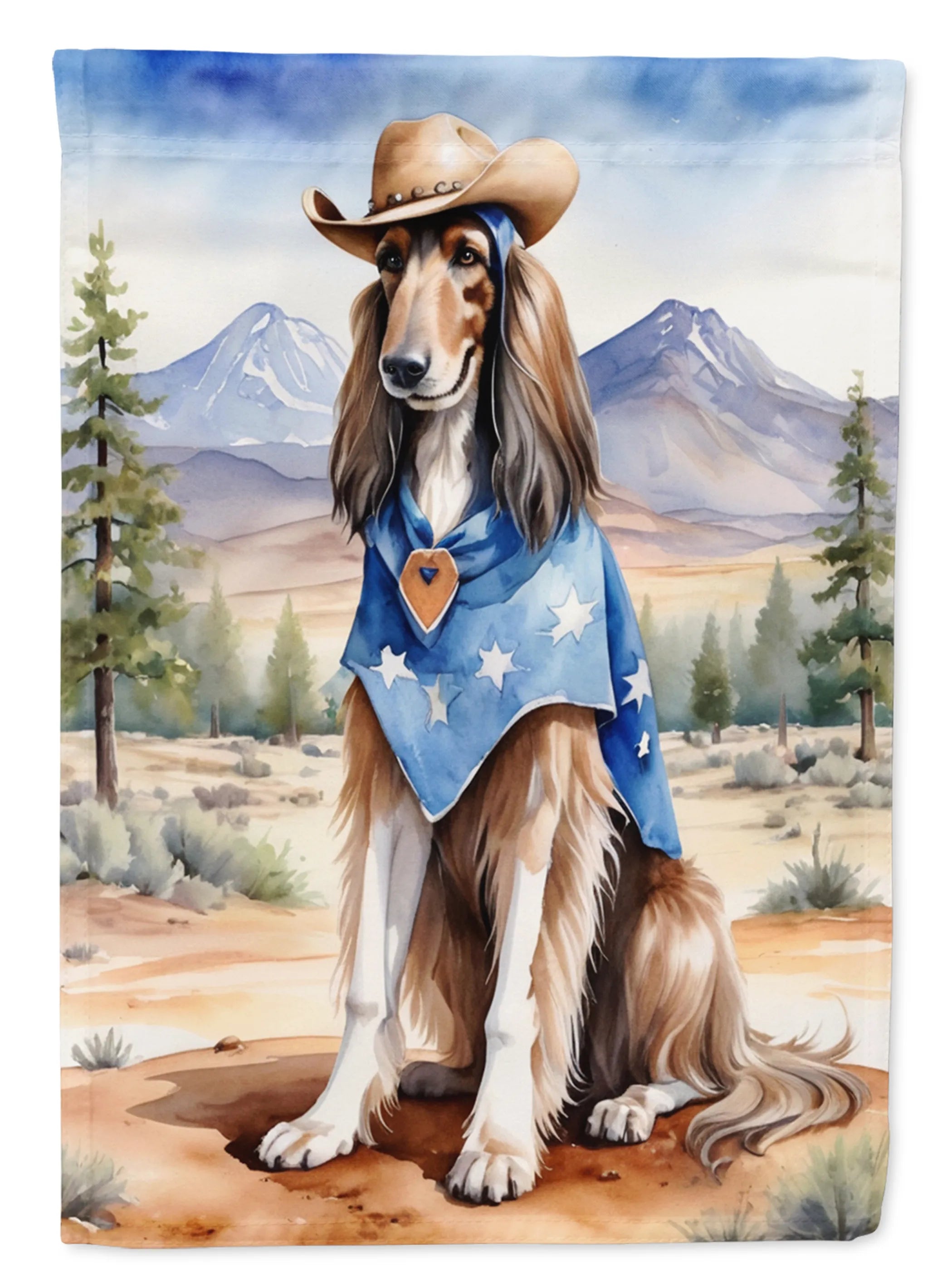 Cowboy Welcome Decorative Flag - Size: GARDEN SIZE | Pack Of: 1 | Collection name: Cowboy welcome