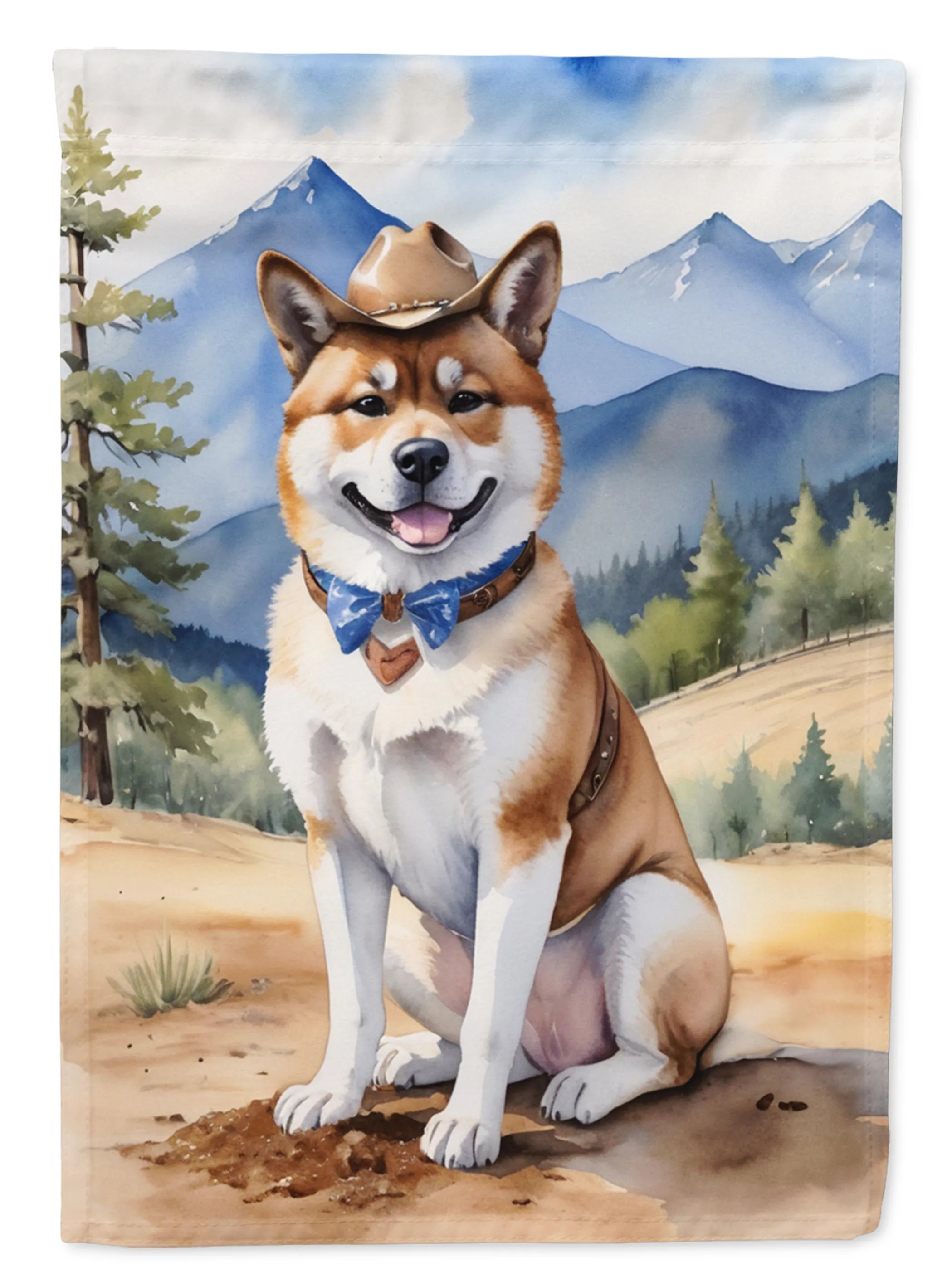 Cowboy Welcome Decorative Flag - Size: GARDEN SIZE | Pack Of: 1 | Collection name: Cowboy welcome