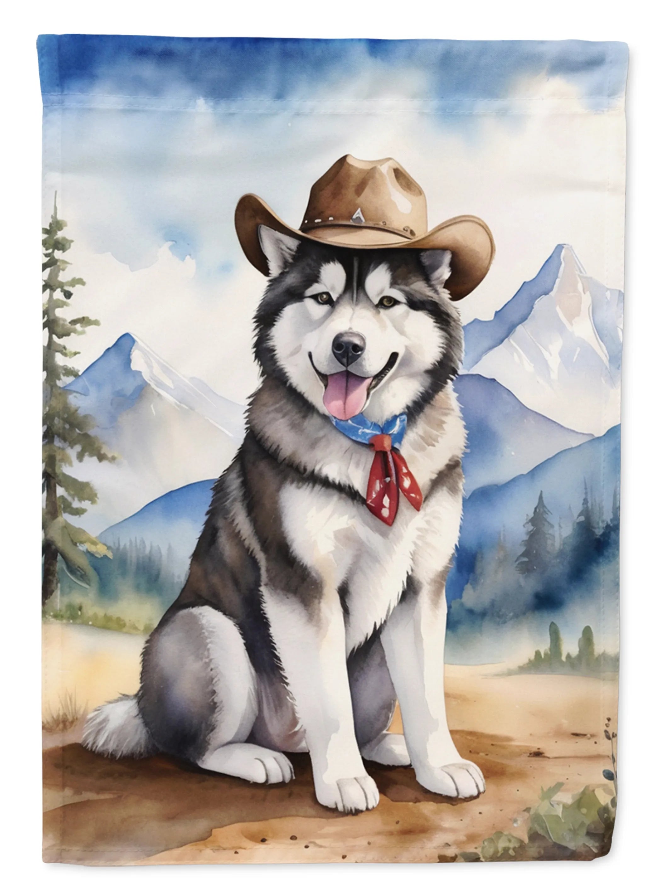 Cowboy Welcome Decorative Flag - Size: GARDEN SIZE | Pack Of: 1 | Collection name: Cowboy welcome