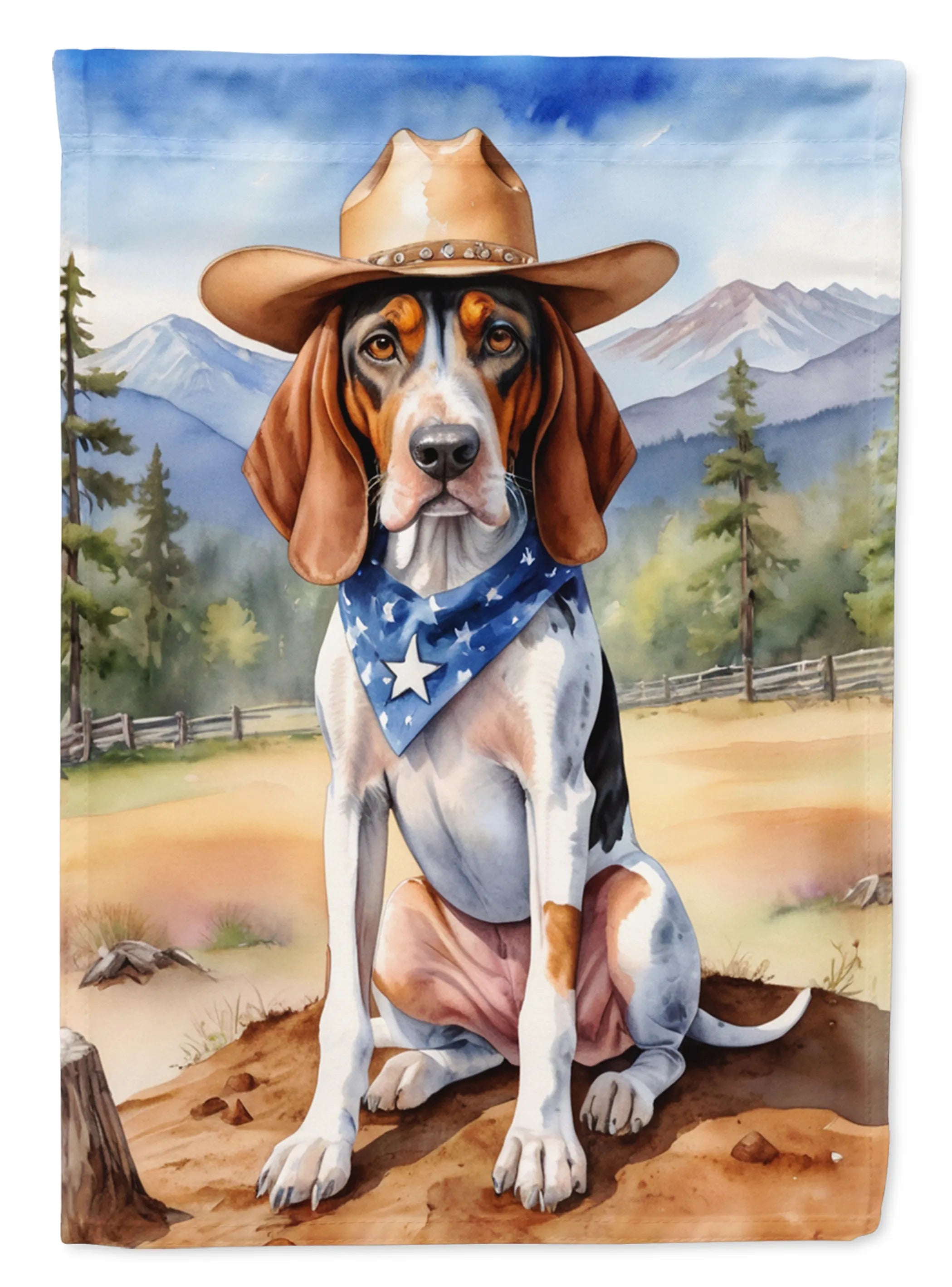 Cowboy Welcome Decorative Flag - Size: GARDEN SIZE | Pack Of: 1 | Collection name: Cowboy welcome