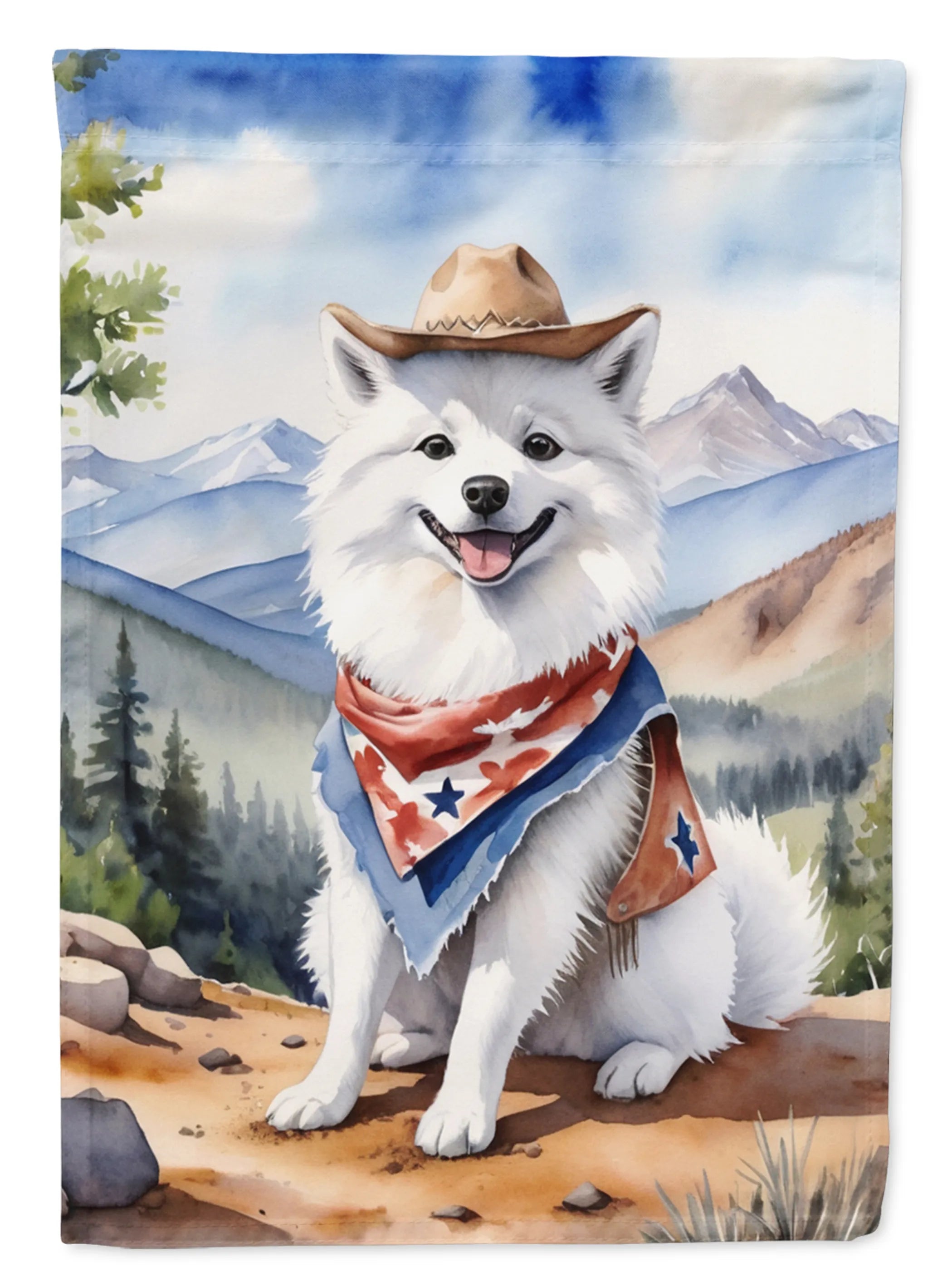 Cowboy Welcome Decorative Flag - Size: GARDEN SIZE | Pack Of: 1 | Collection name: Cowboy welcome