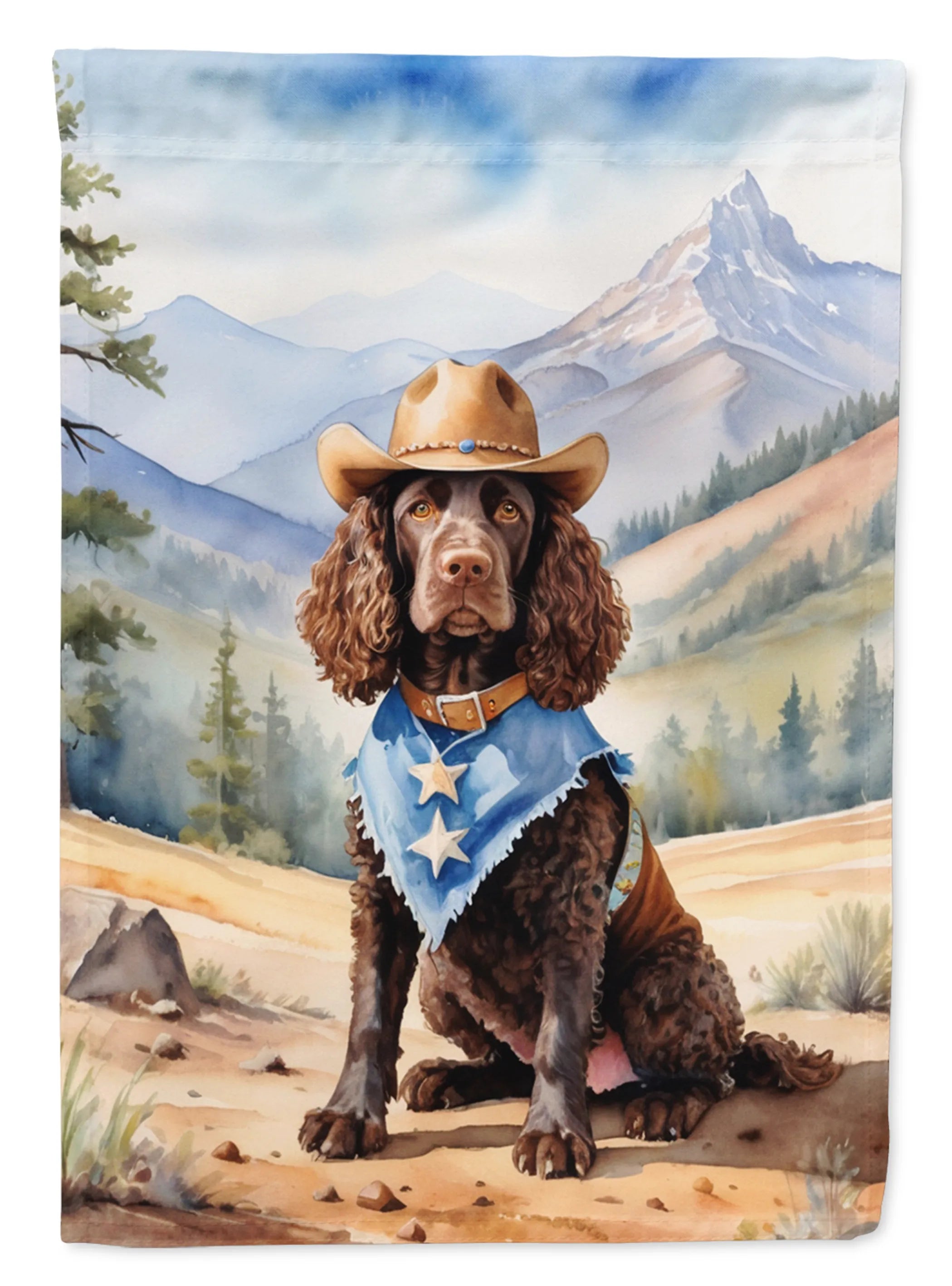 Cowboy Welcome Decorative Flag - Size: GARDEN SIZE | Pack Of: 1 | Collection name: Cowboy welcome