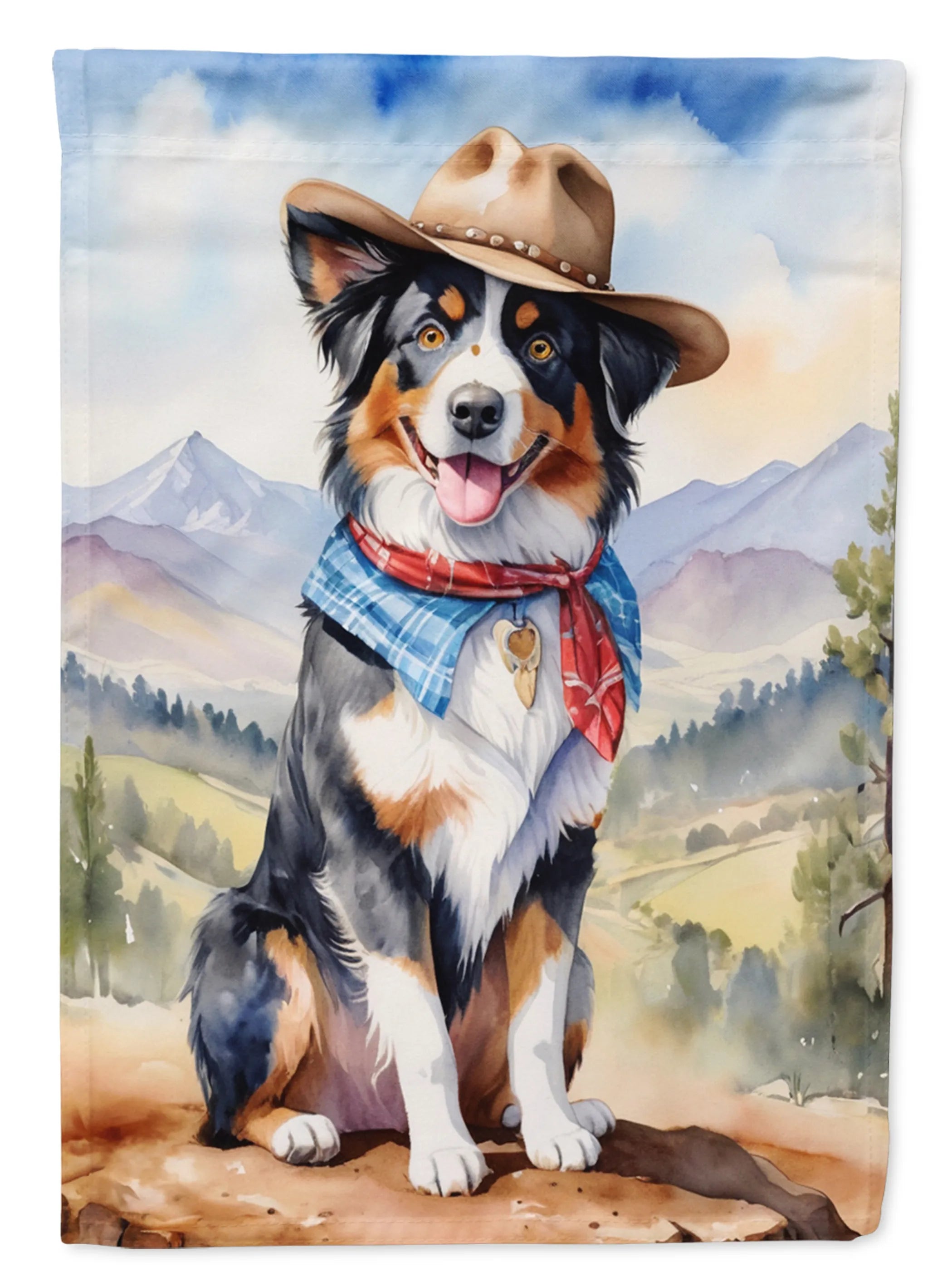 Cowboy Welcome Decorative Flag - Size: GARDEN SIZE | Pack Of: 1 | Collection name: Cowboy welcome