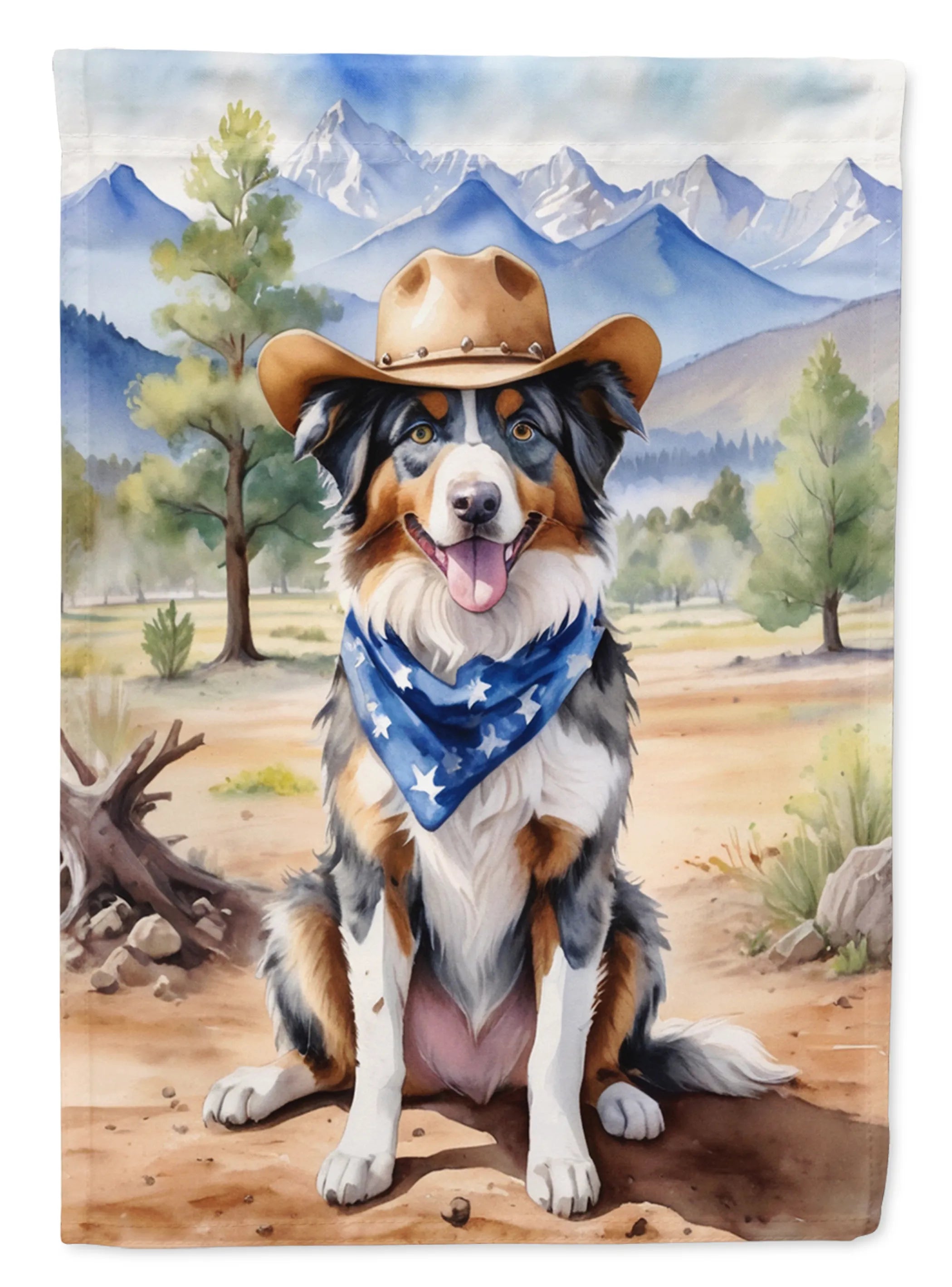 Cowboy Welcome Decorative Flag - Size: GARDEN SIZE | Pack Of: 1 | Collection name: Cowboy welcome