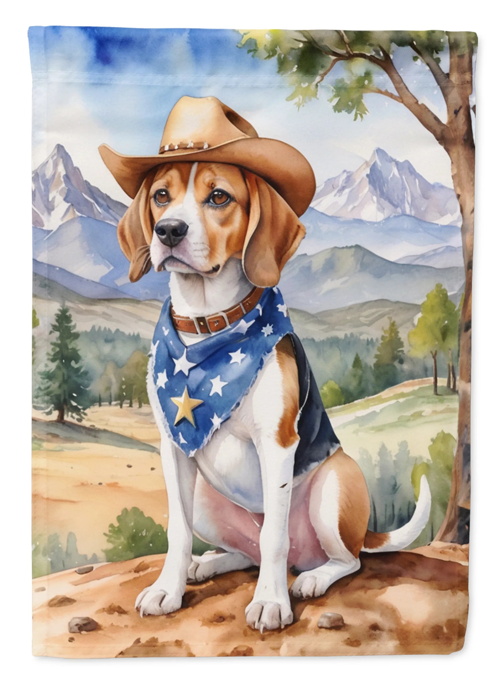 Cowboy Welcome Decorative Flag - Size: GARDEN SIZE | Pack Of: 1 | Collection name: Cowboy welcome