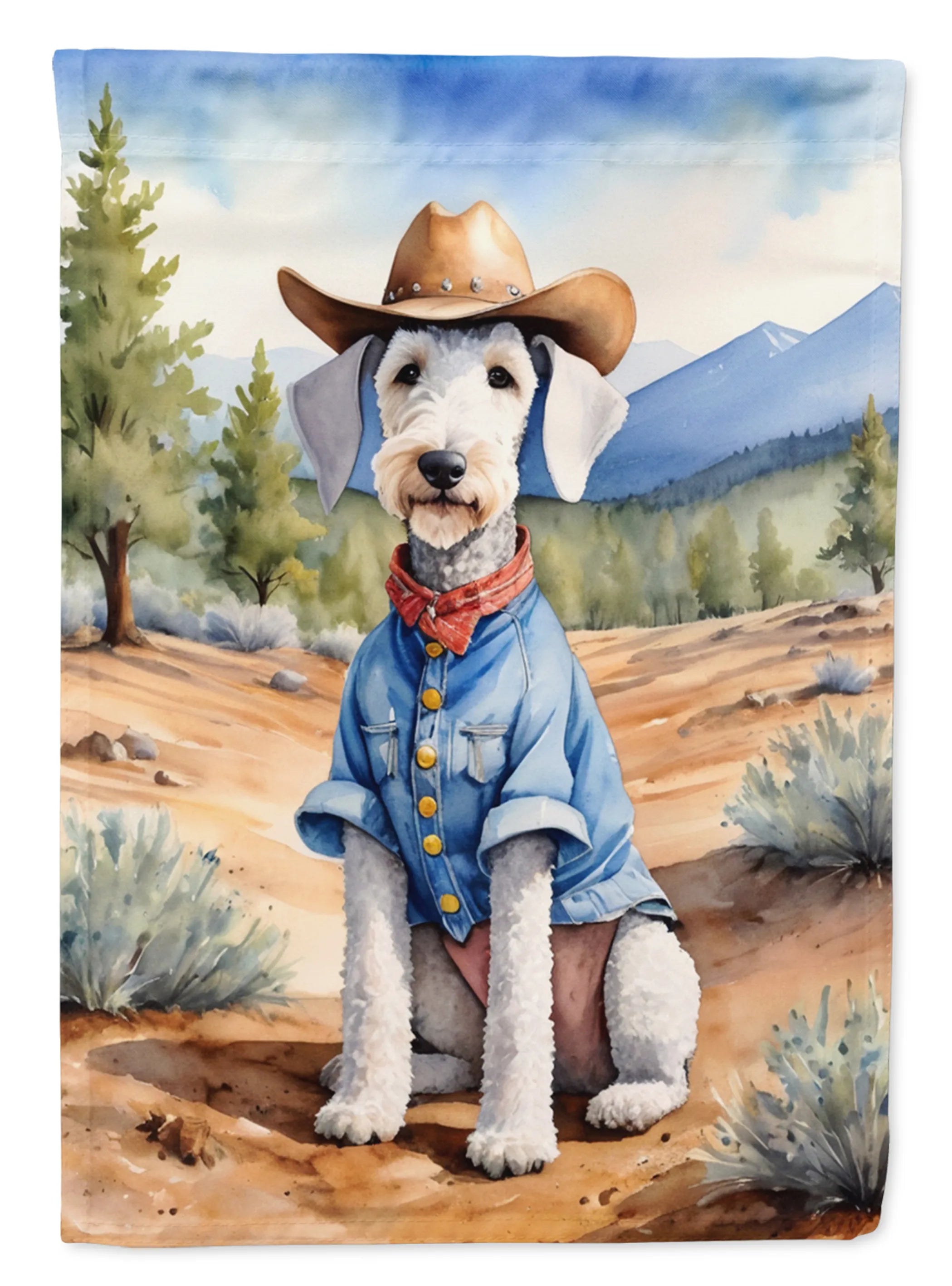 Cowboy Welcome Decorative Flag - Size: GARDEN SIZE | Pack Of: 1 | Collection name: Cowboy welcome