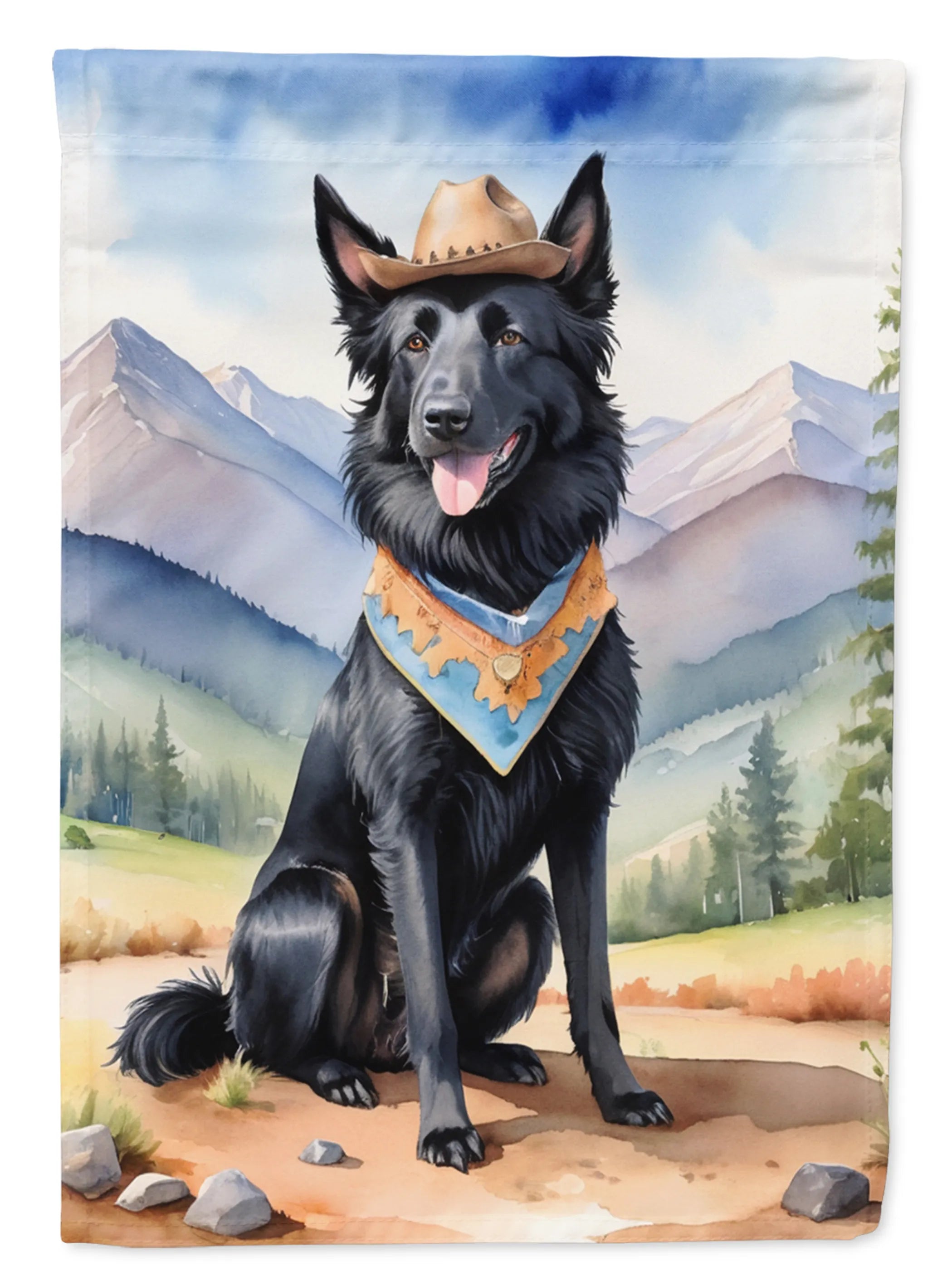 Cowboy Welcome Decorative Flag - Size: GARDEN SIZE | Pack Of: 1 | Collection name: Cowboy welcome