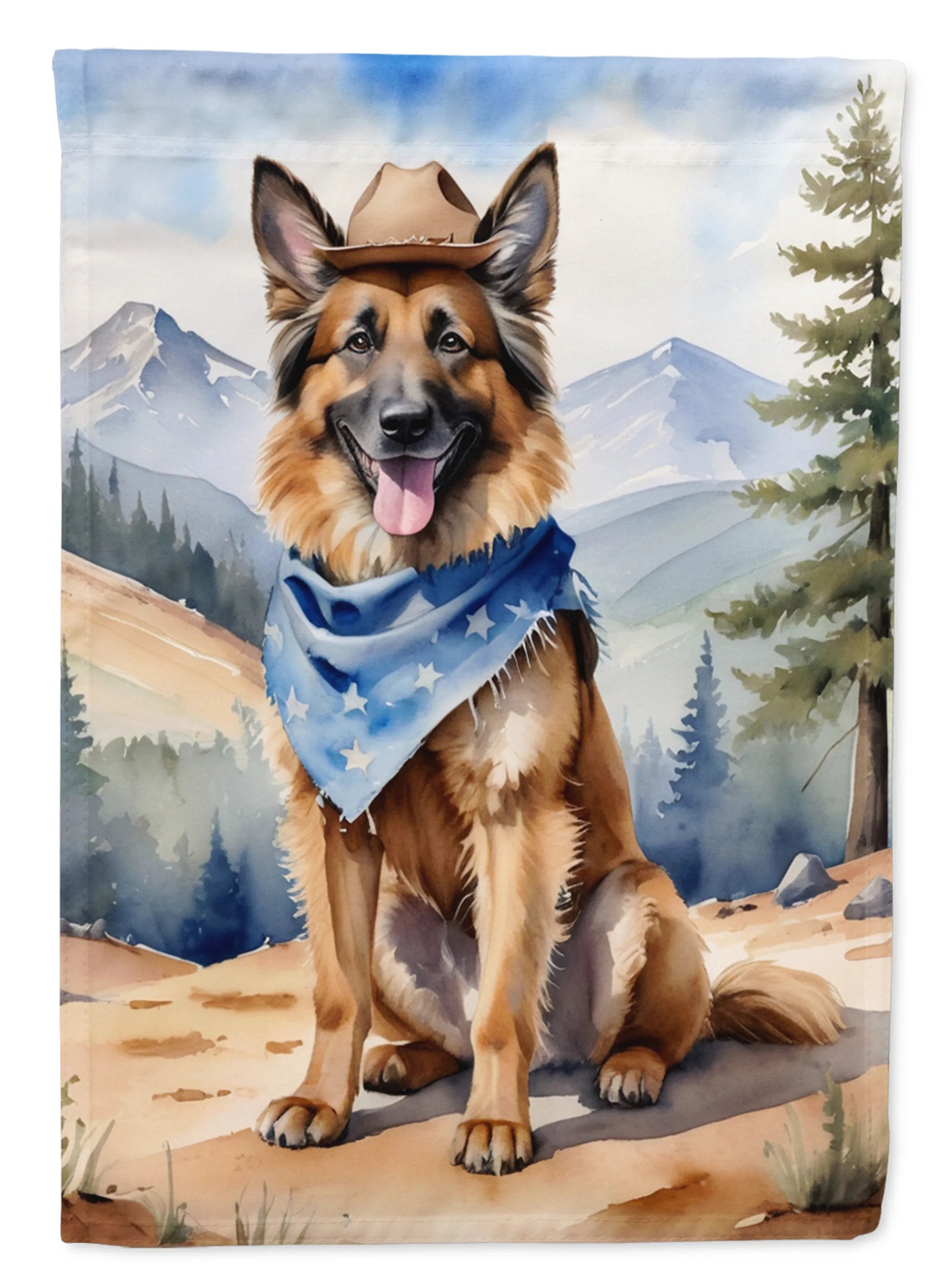 Cowboy Welcome Decorative Flag - Size: GARDEN SIZE | Pack Of: 1 | Collection name: Cowboy welcome