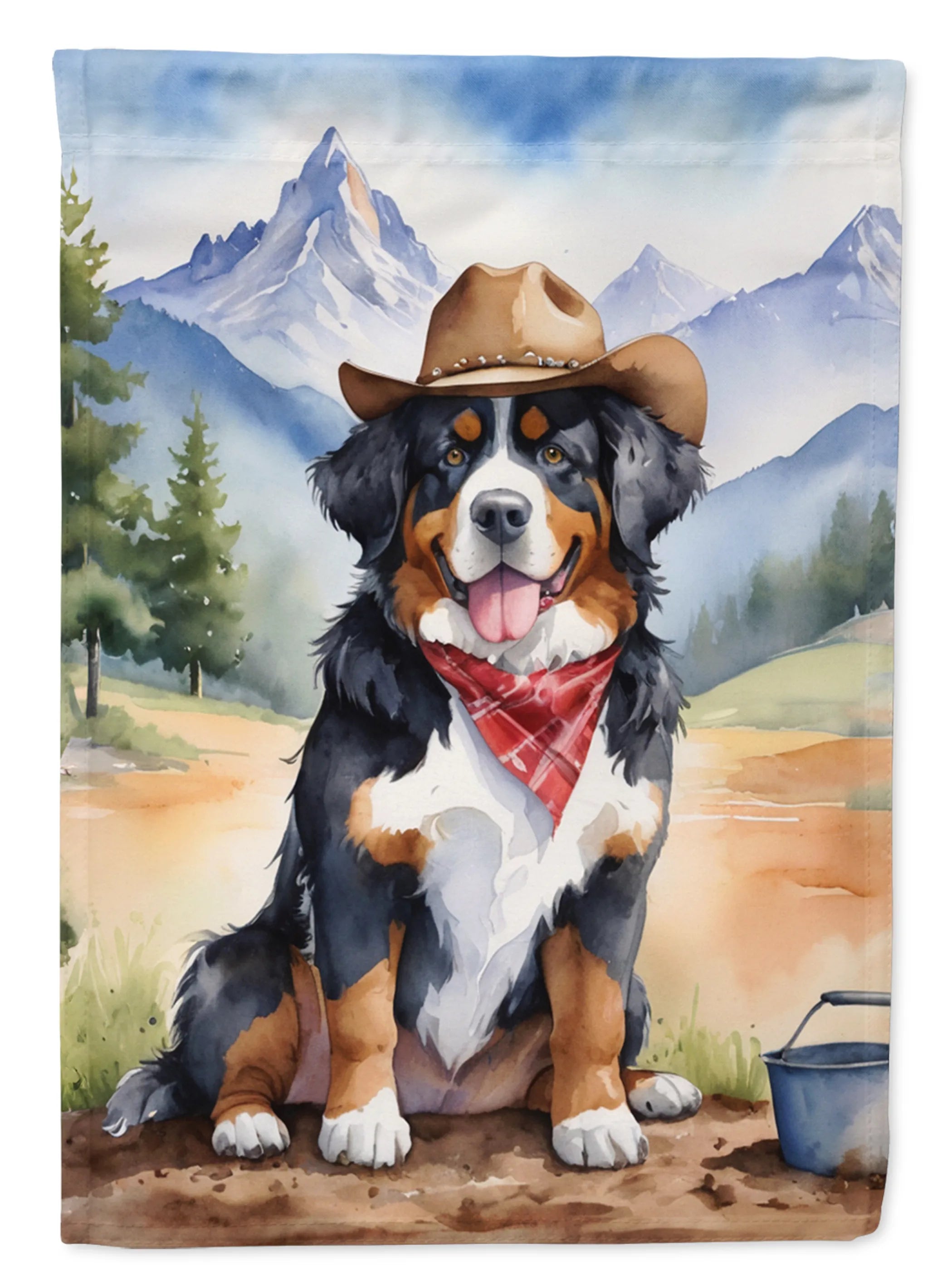 Cowboy Welcome Decorative Flag - Size: GARDEN SIZE | Pack Of: 1 | Collection name: Cowboy welcome