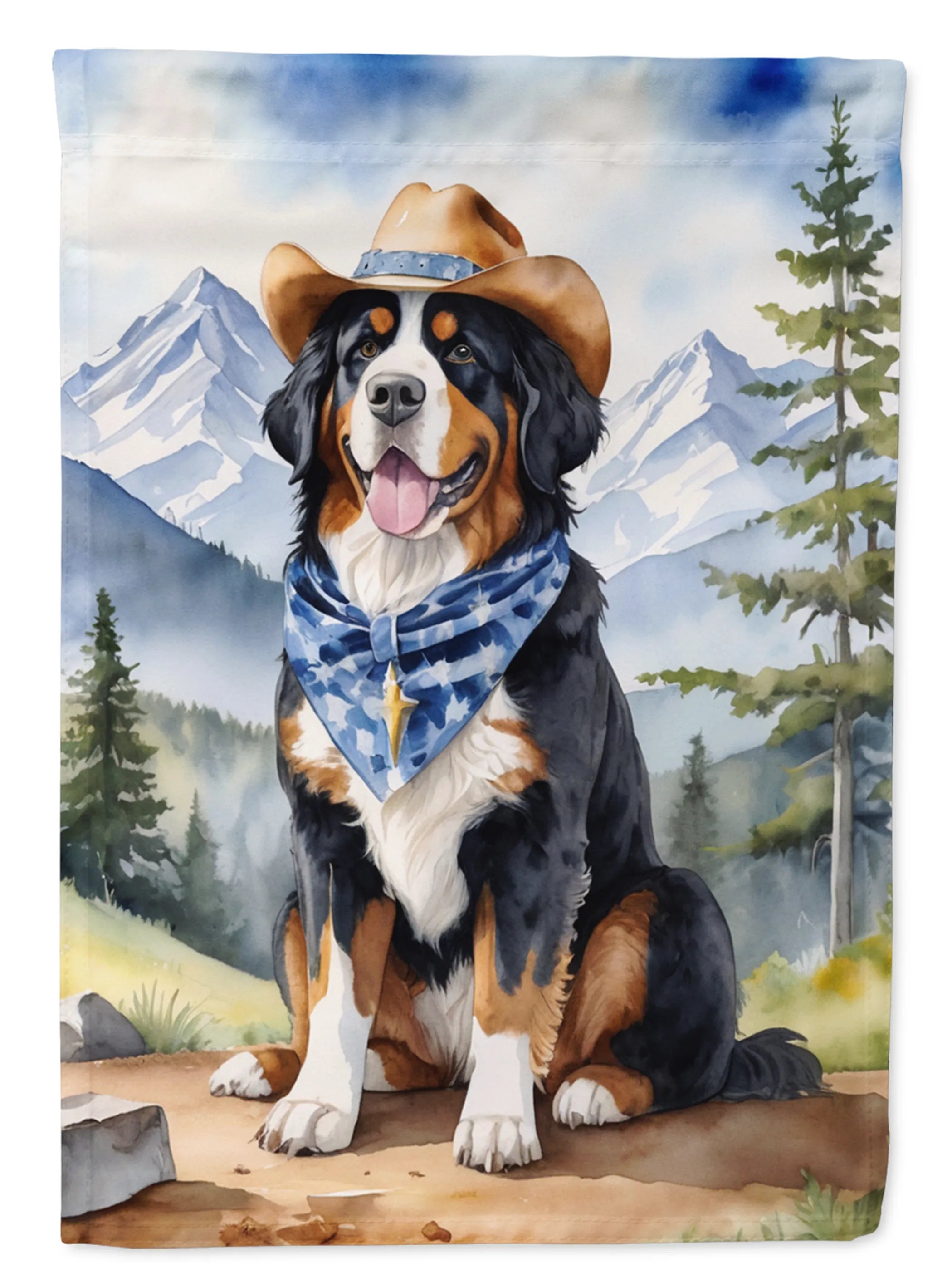 Cowboy Welcome Decorative Flag - Size: GARDEN SIZE | Pack Of: 1 | Collection name: Cowboy welcome