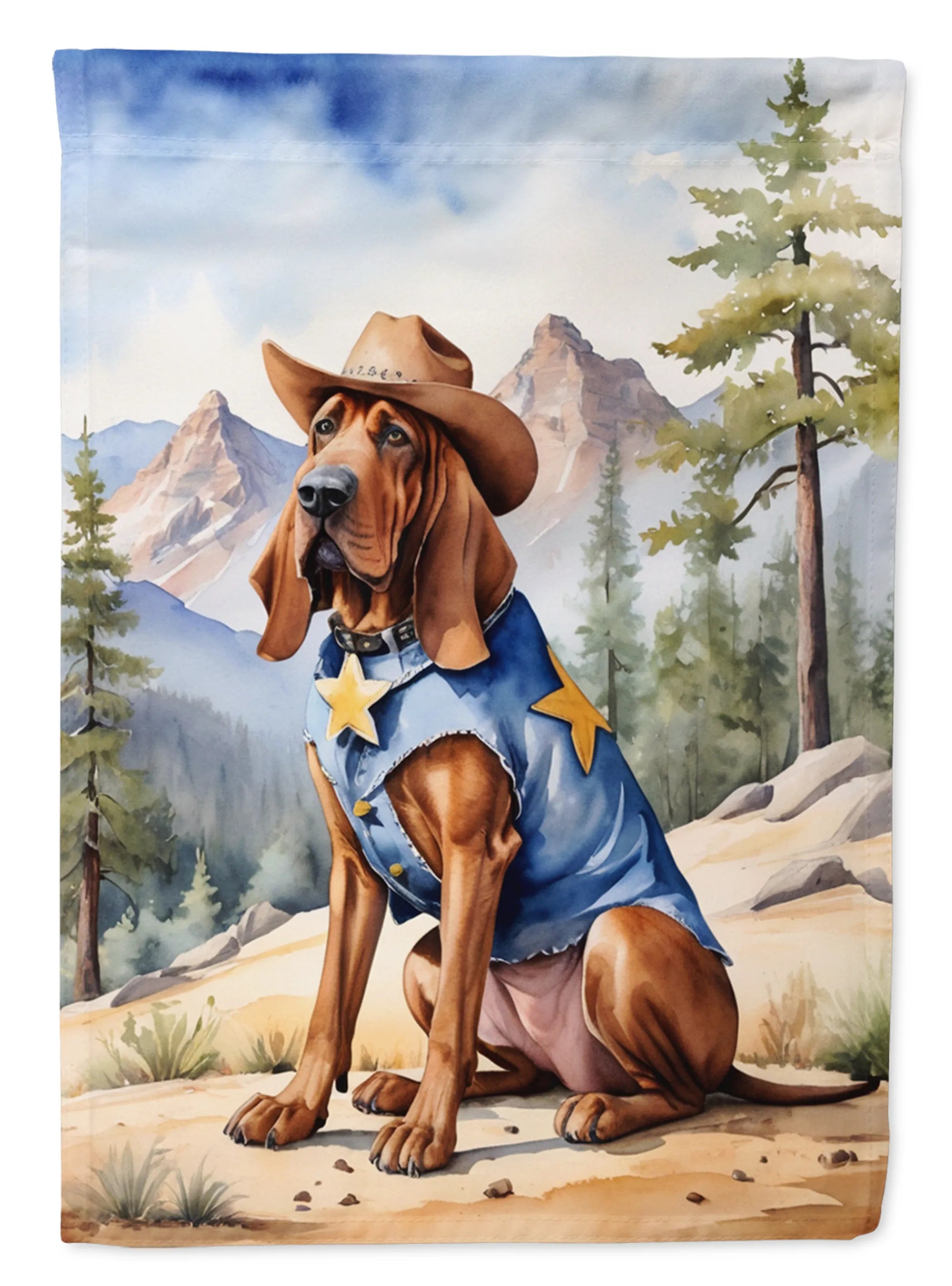 Cowboy Welcome Decorative Flag - Size: GARDEN SIZE | Pack Of: 1 | Collection name: Cowboy welcome