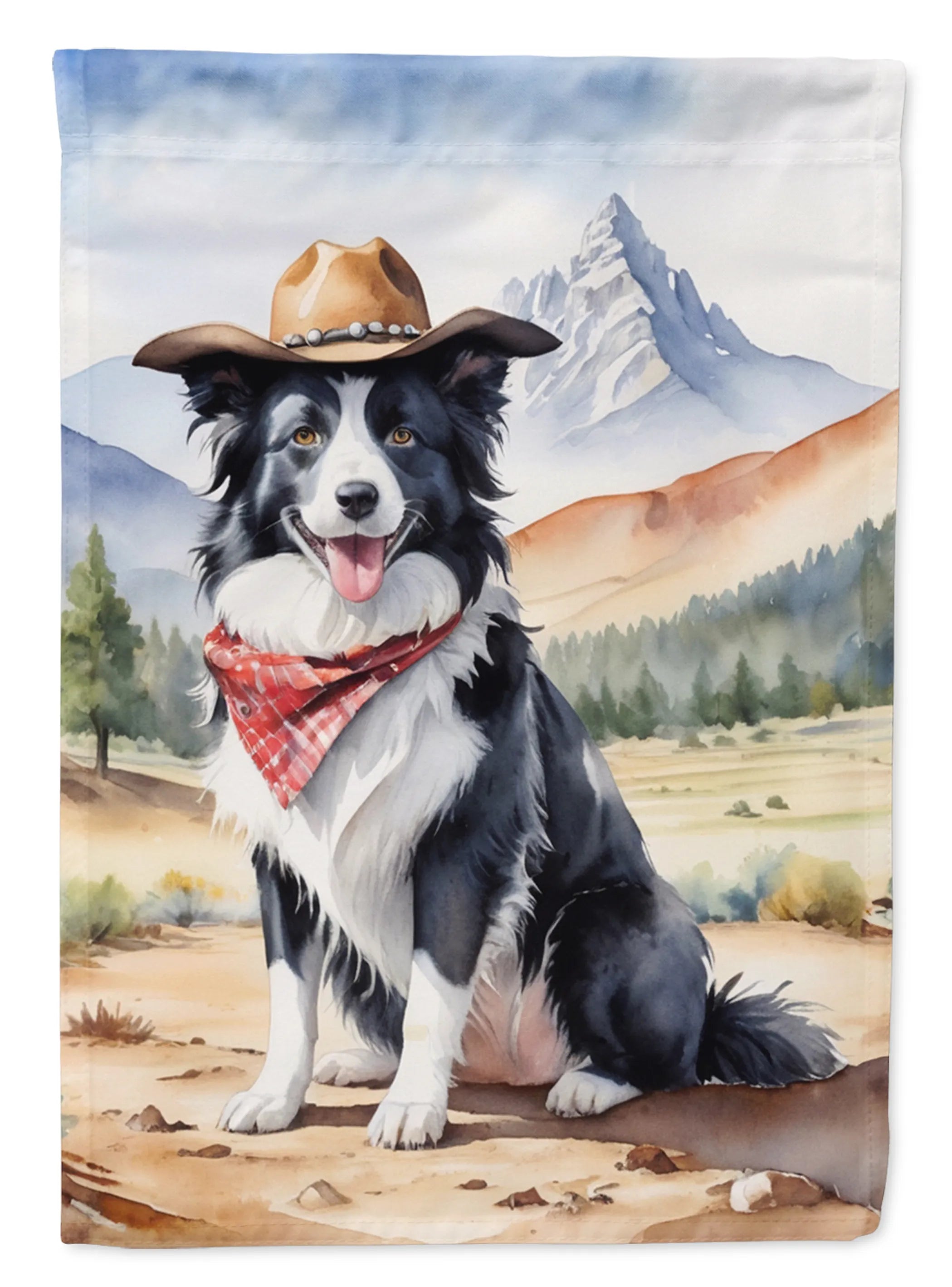 Cowboy Welcome Decorative Flag - Size: GARDEN SIZE | Pack Of: 1 | Collection name: Cowboy welcome