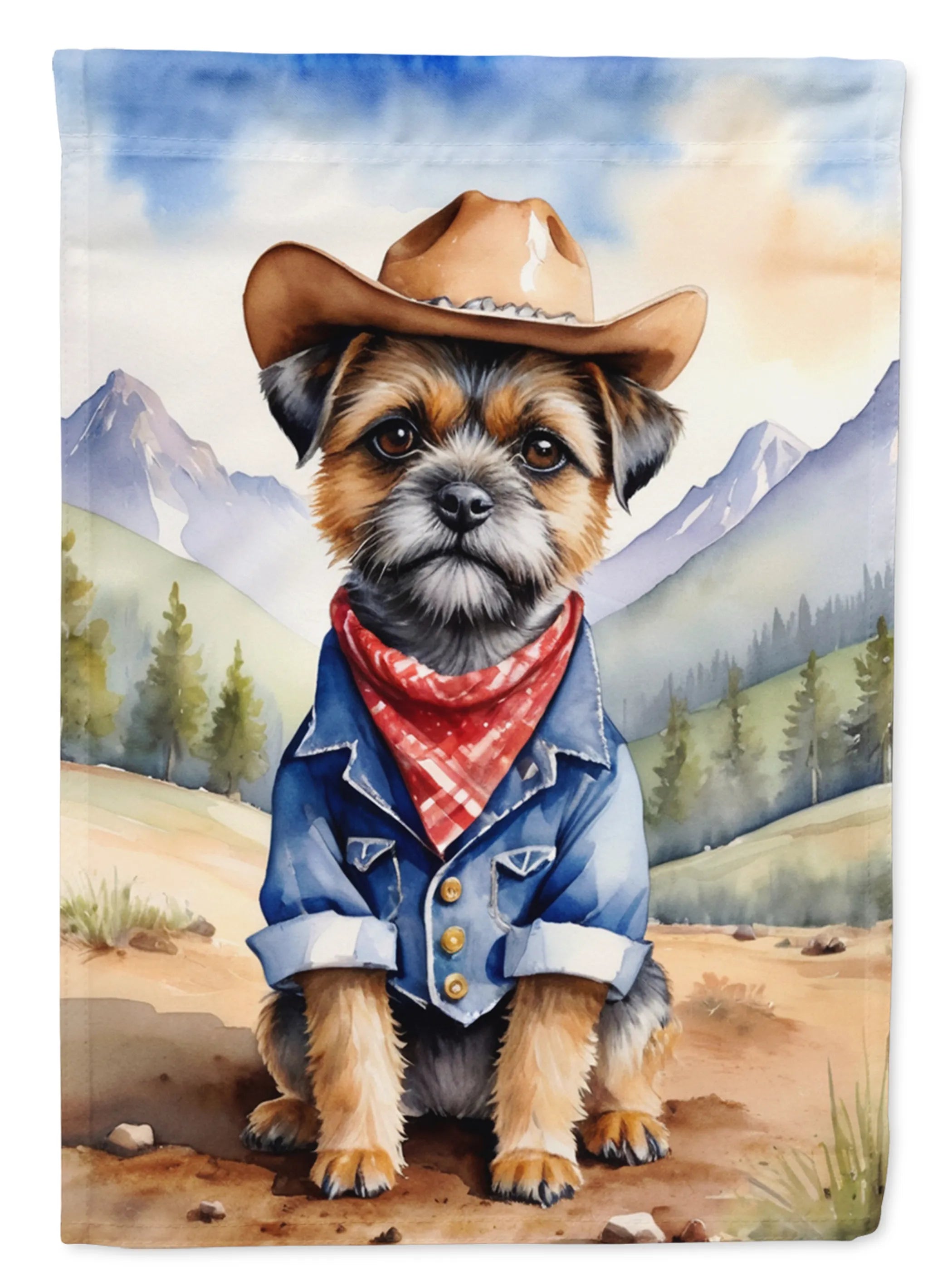 Cowboy Welcome Decorative Flag - Size: GARDEN SIZE | Pack Of: 1 | Collection name: Cowboy welcome