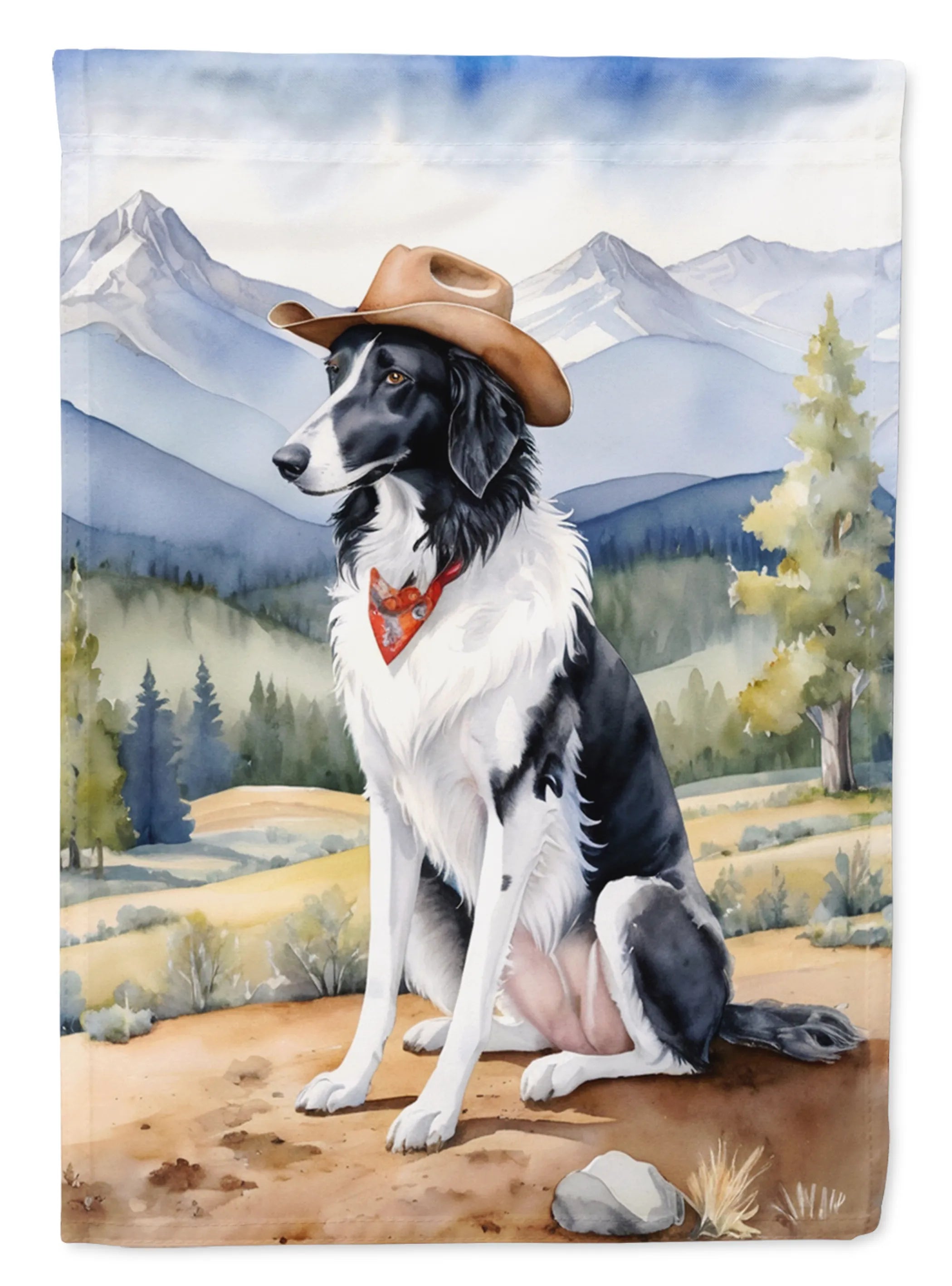 Cowboy Welcome Decorative Flag - Size: GARDEN SIZE | Pack Of: 1 | Collection name: Cowboy welcome