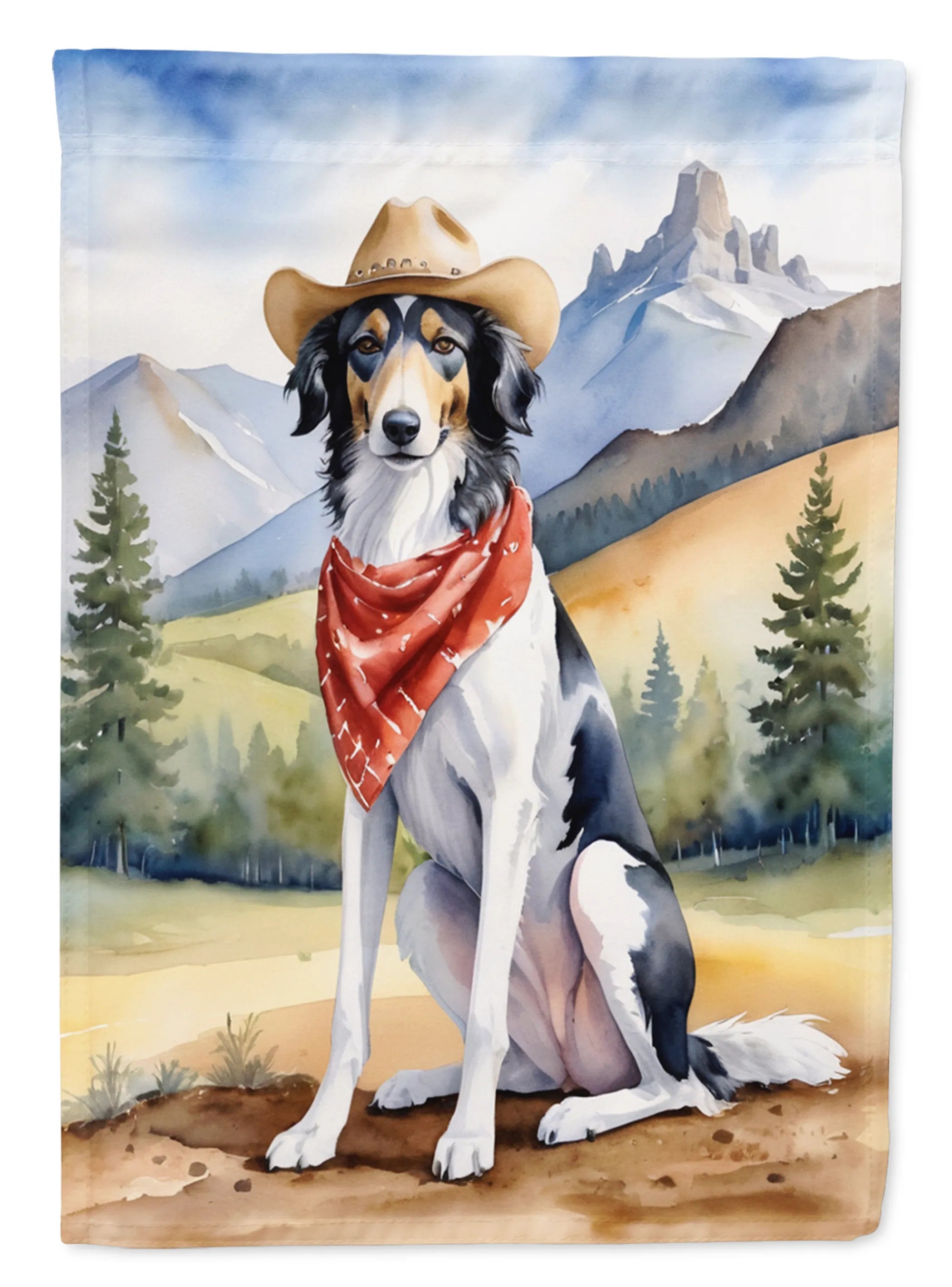 Cowboy Welcome Decorative Flag - Size: GARDEN SIZE | Pack Of: 1 | Collection name: Cowboy welcome