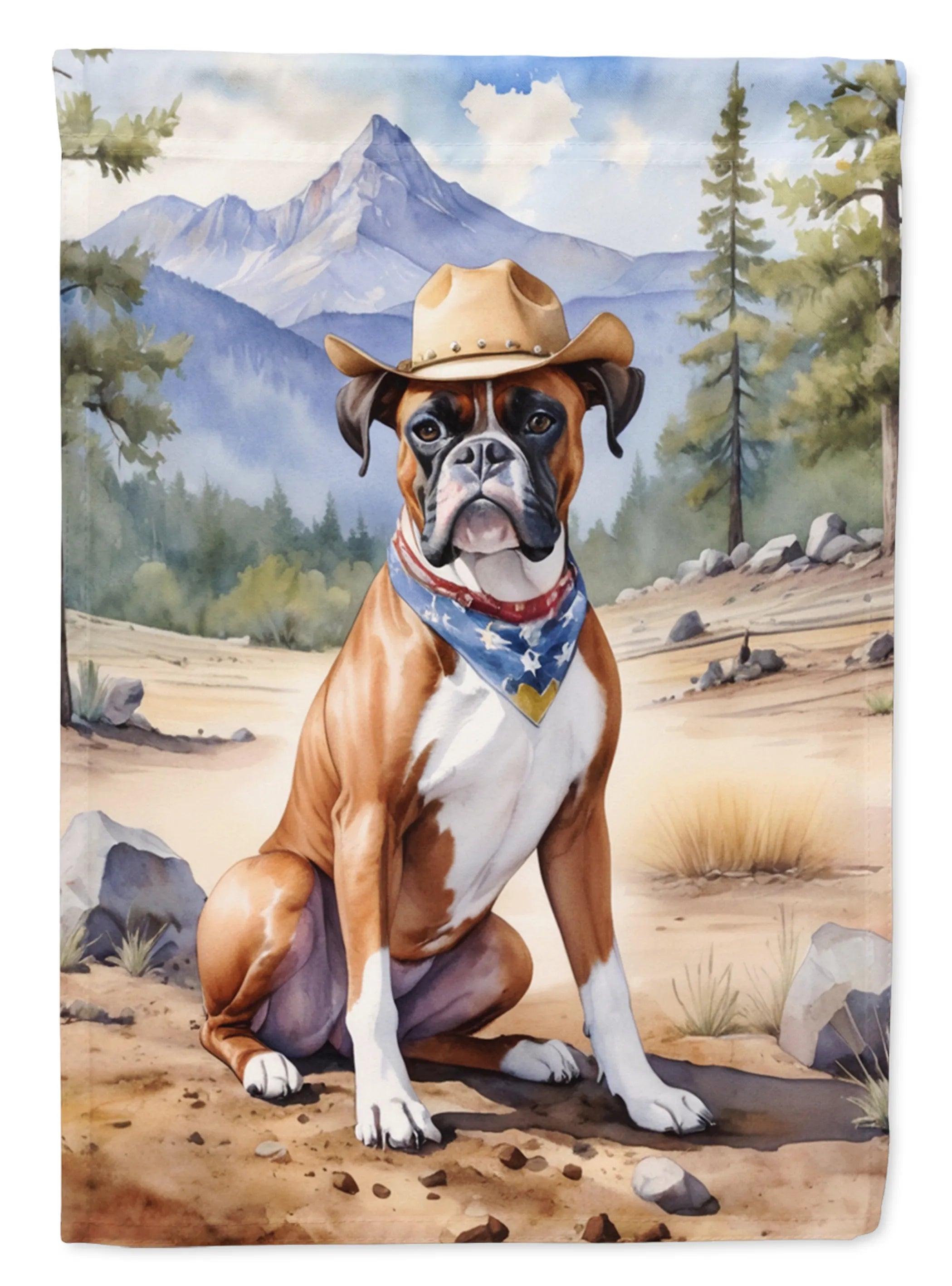 Cowboy Welcome Decorative Flag - Size: GARDEN SIZE | Pack Of: 1 | Collection name: Cowboy welcome