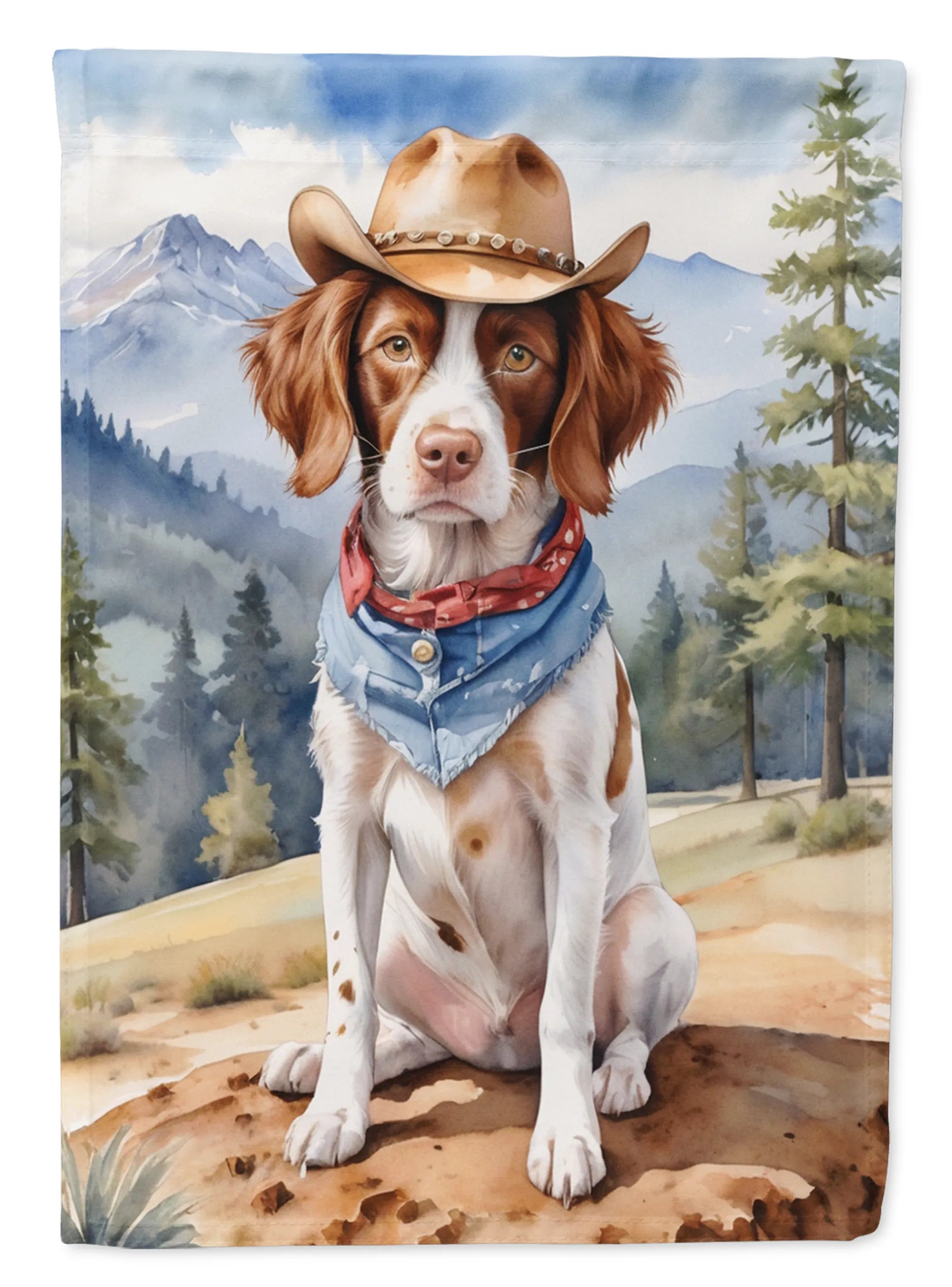 Cowboy Welcome Decorative Flag - Size: GARDEN SIZE | Pack Of: 1 | Collection name: Cowboy welcome