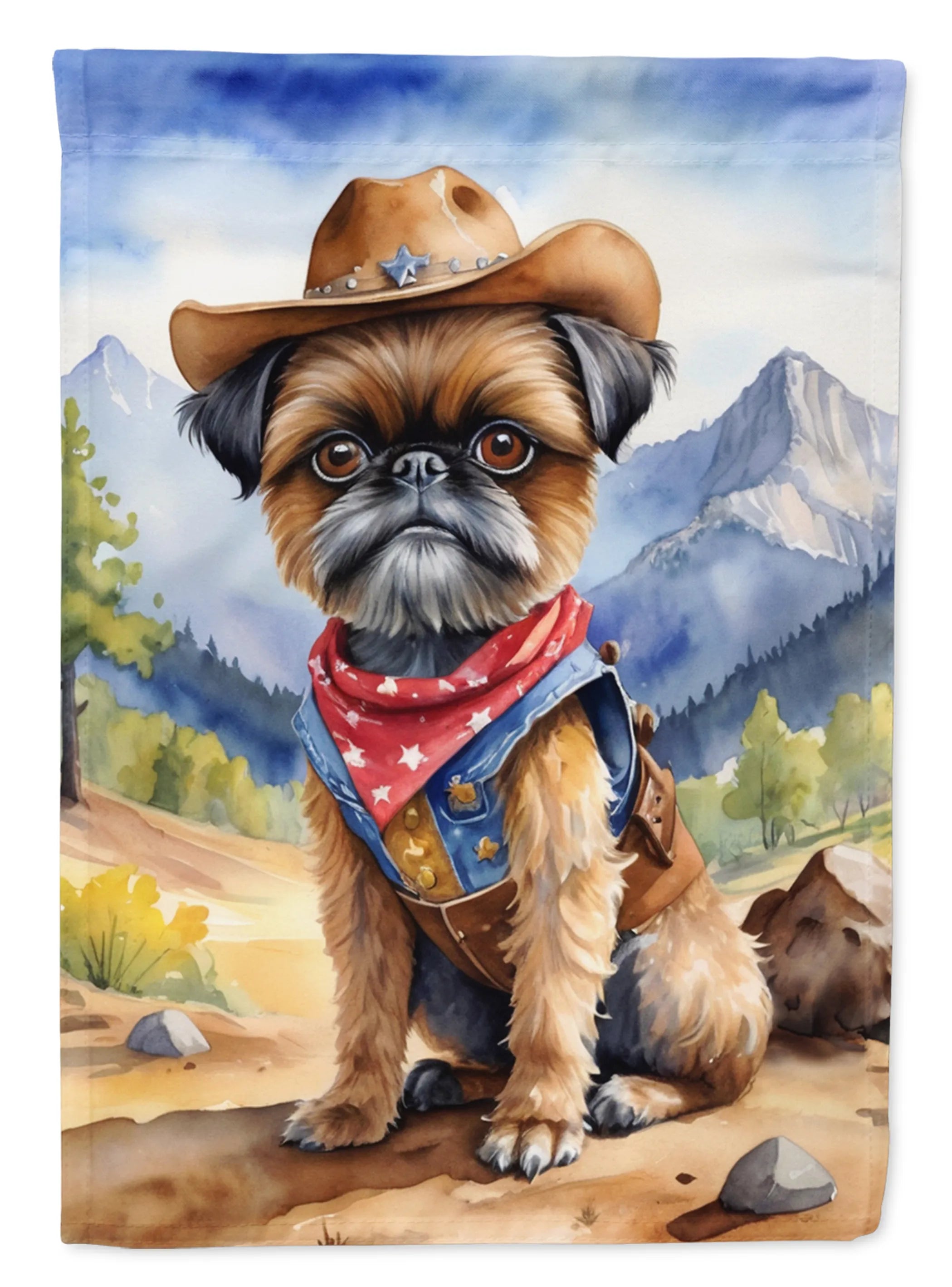 Cowboy Welcome Decorative Flag - Size: GARDEN SIZE | Pack Of: 1 | Collection name: Cowboy welcome