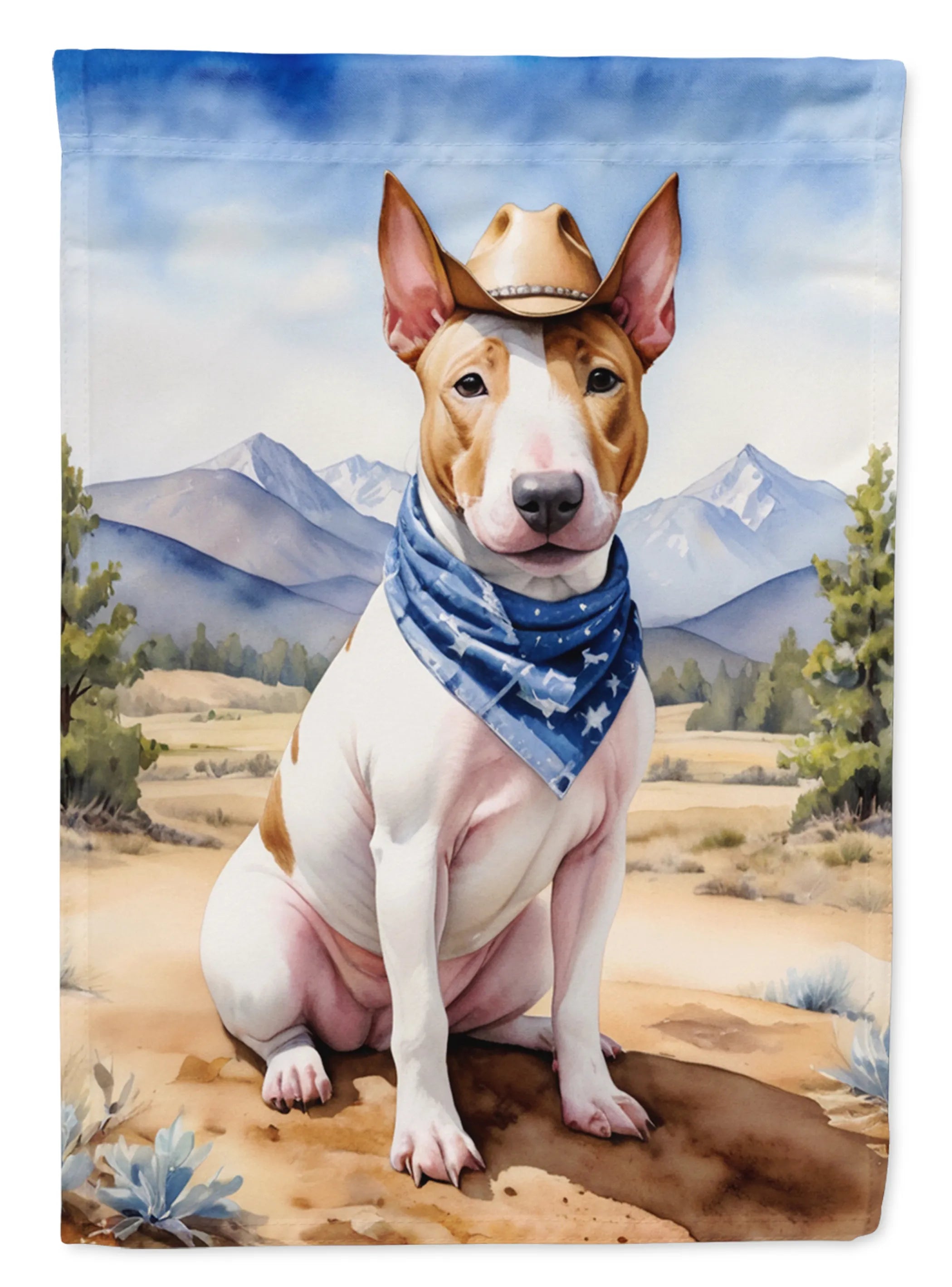 Cowboy Welcome Decorative Flag - Size: GARDEN SIZE | Pack Of: 1 | Collection name: Cowboy welcome