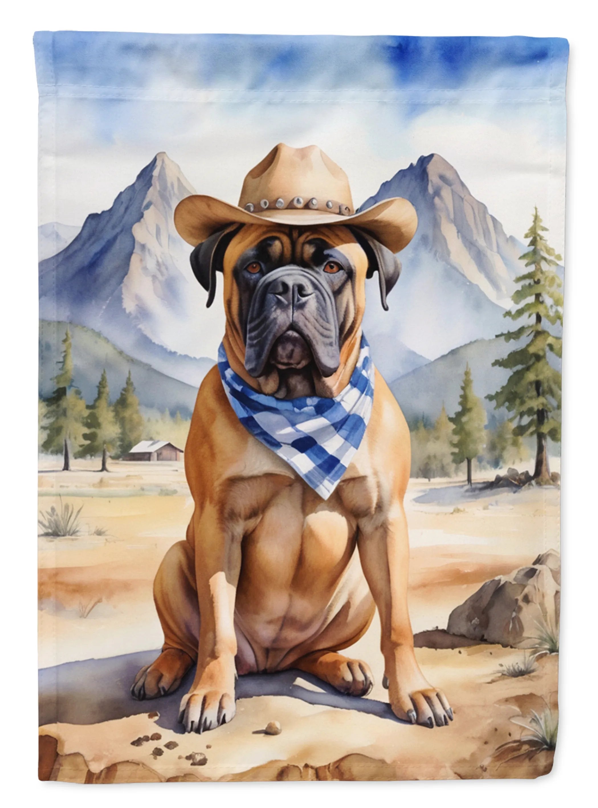 Cowboy Welcome Decorative Flag - Size: GARDEN SIZE | Pack Of: 1 | Collection name: Cowboy welcome